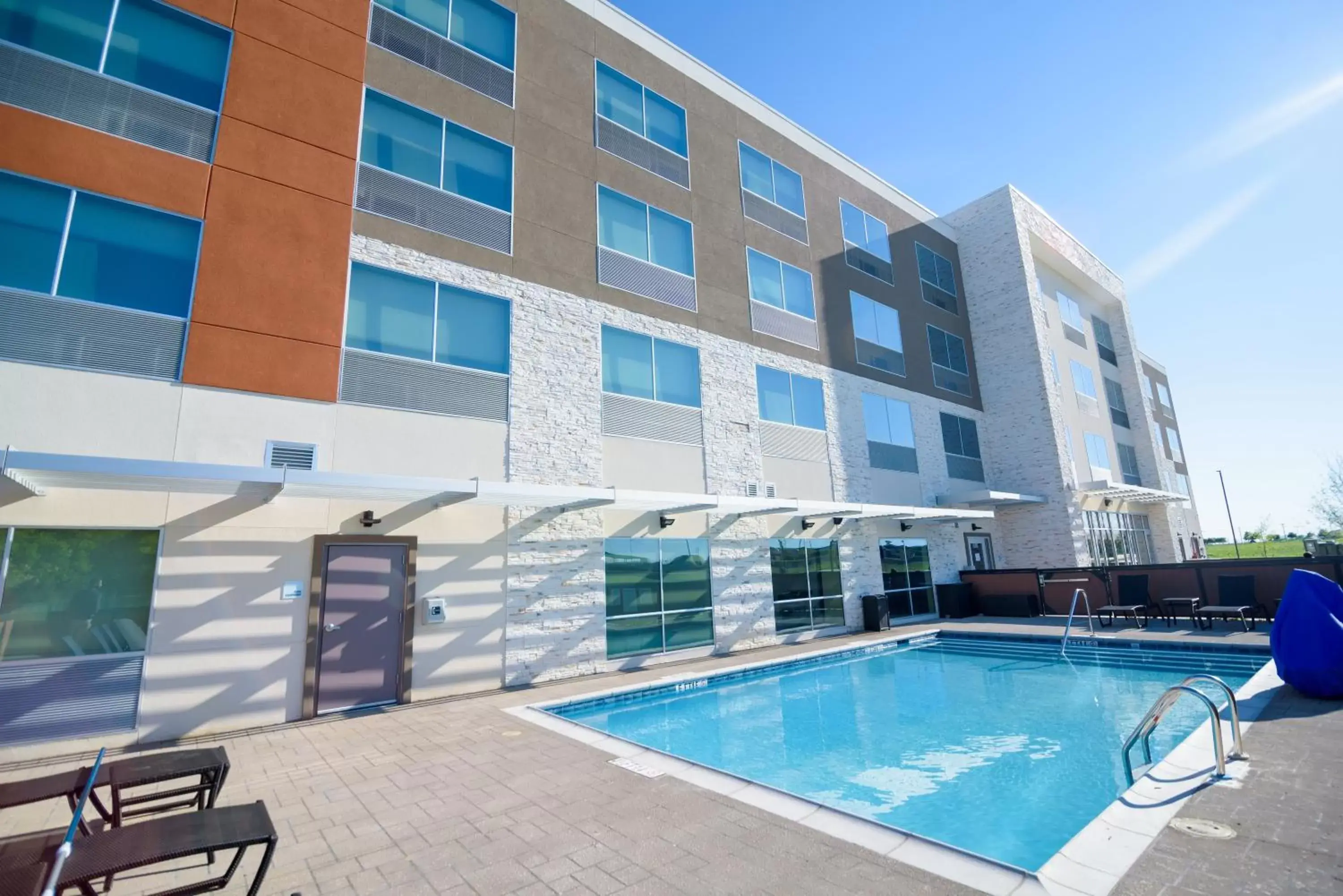 Swimming pool, Property Building in Holiday Inn Express & Suites McKinney - Frisco East, an IHG Hotel