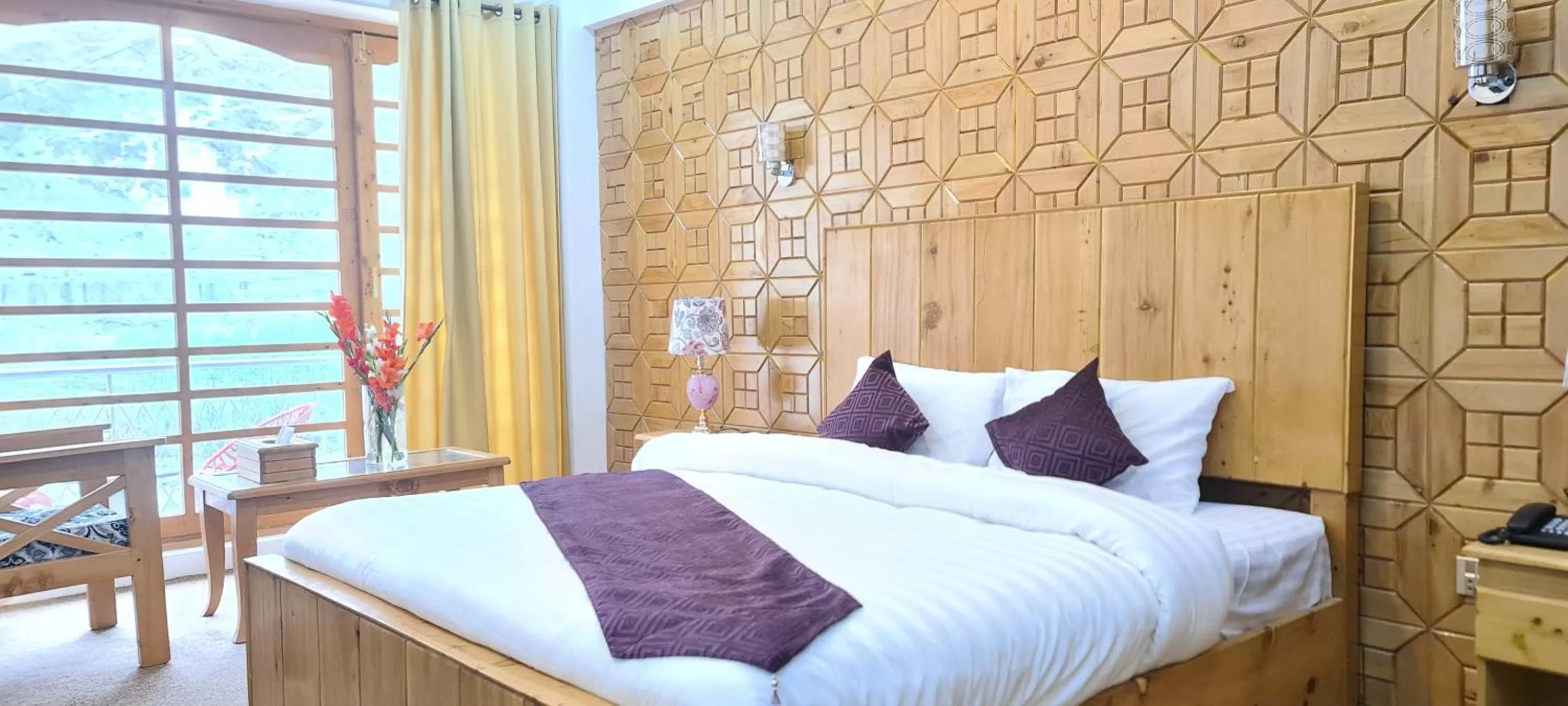 Photo of the whole room in Indus Lodges Gilgit