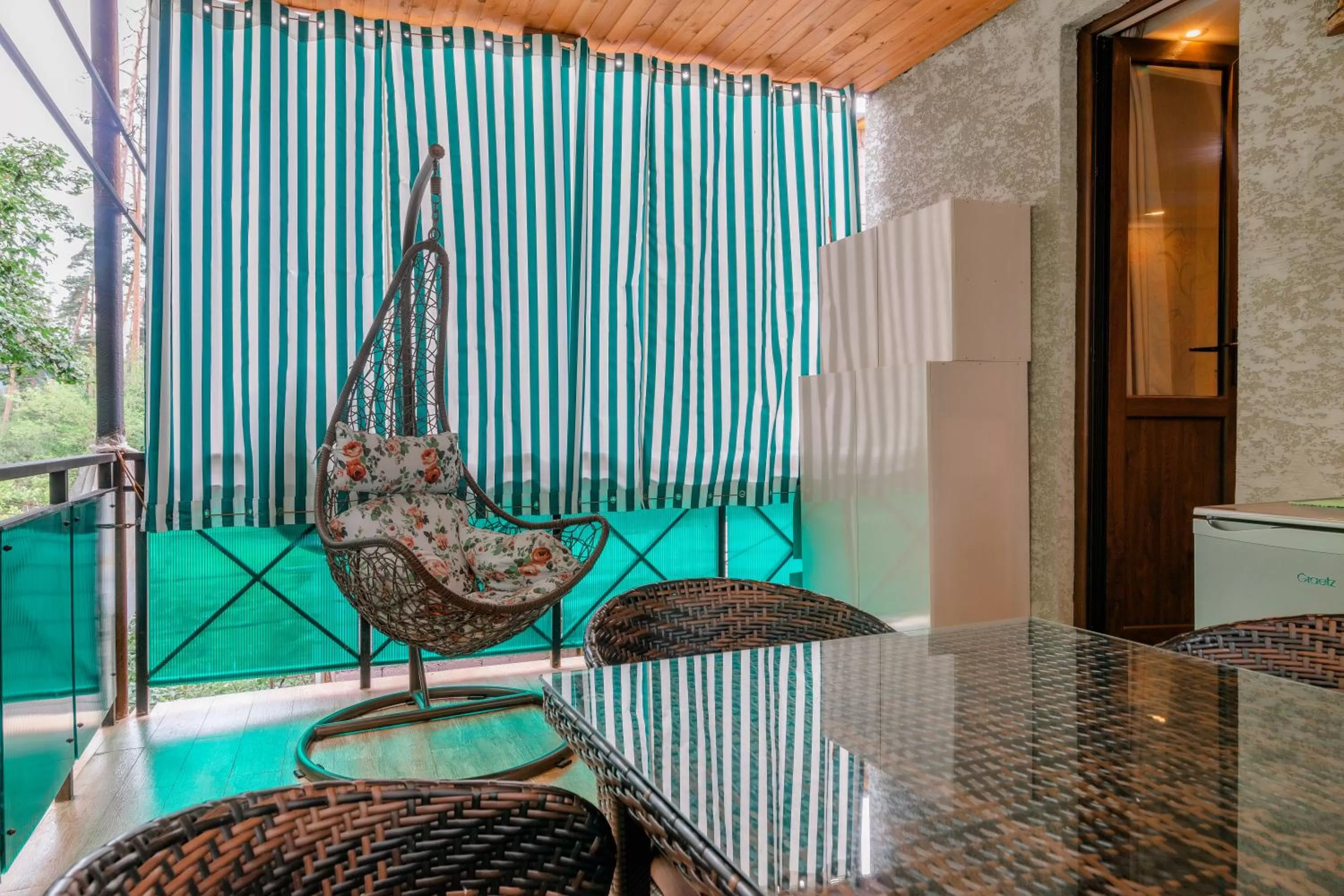 Balcony/Terrace in Borjomi Villa Roma