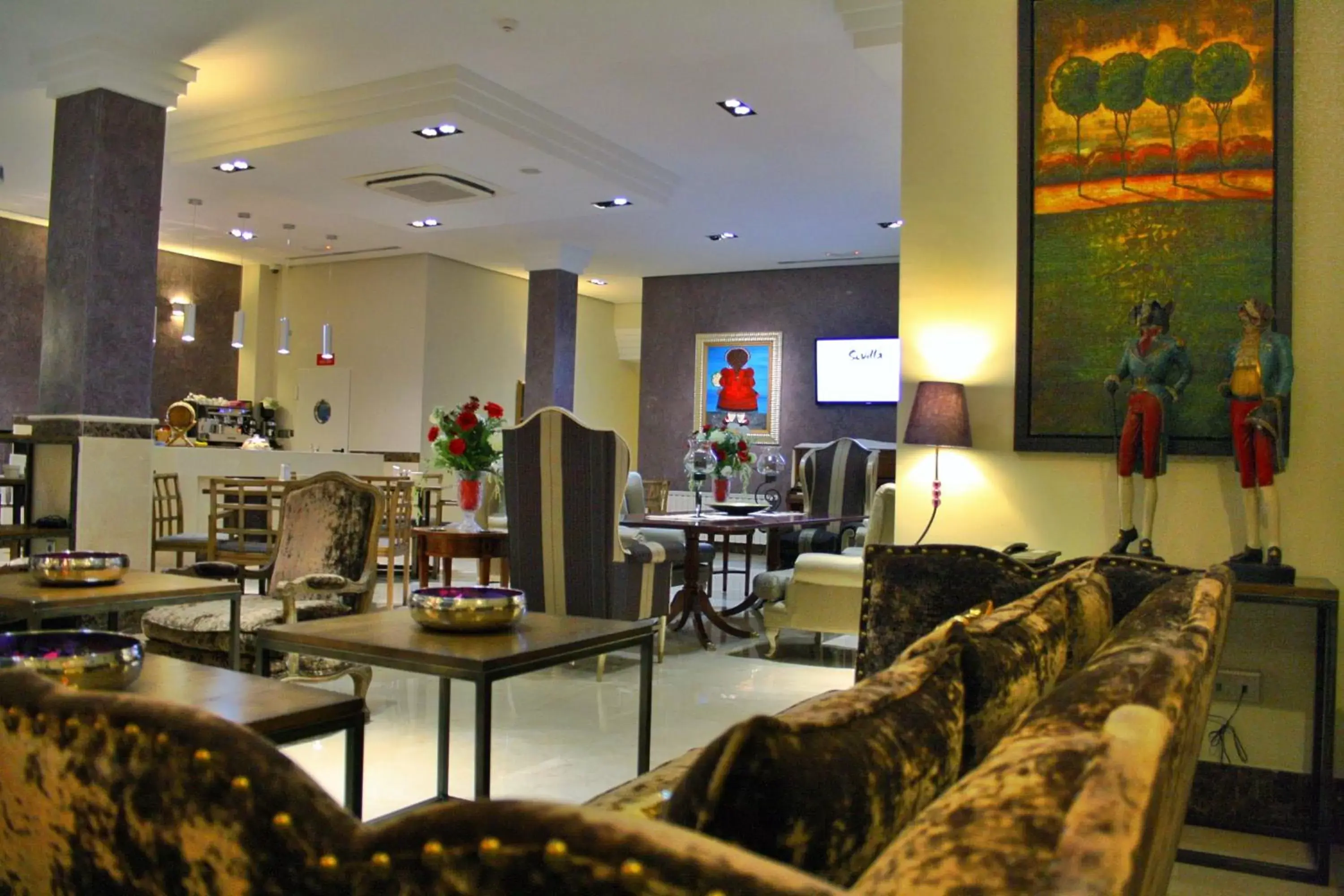 Lounge or bar, Restaurant/Places to Eat in Hotel Sevilla