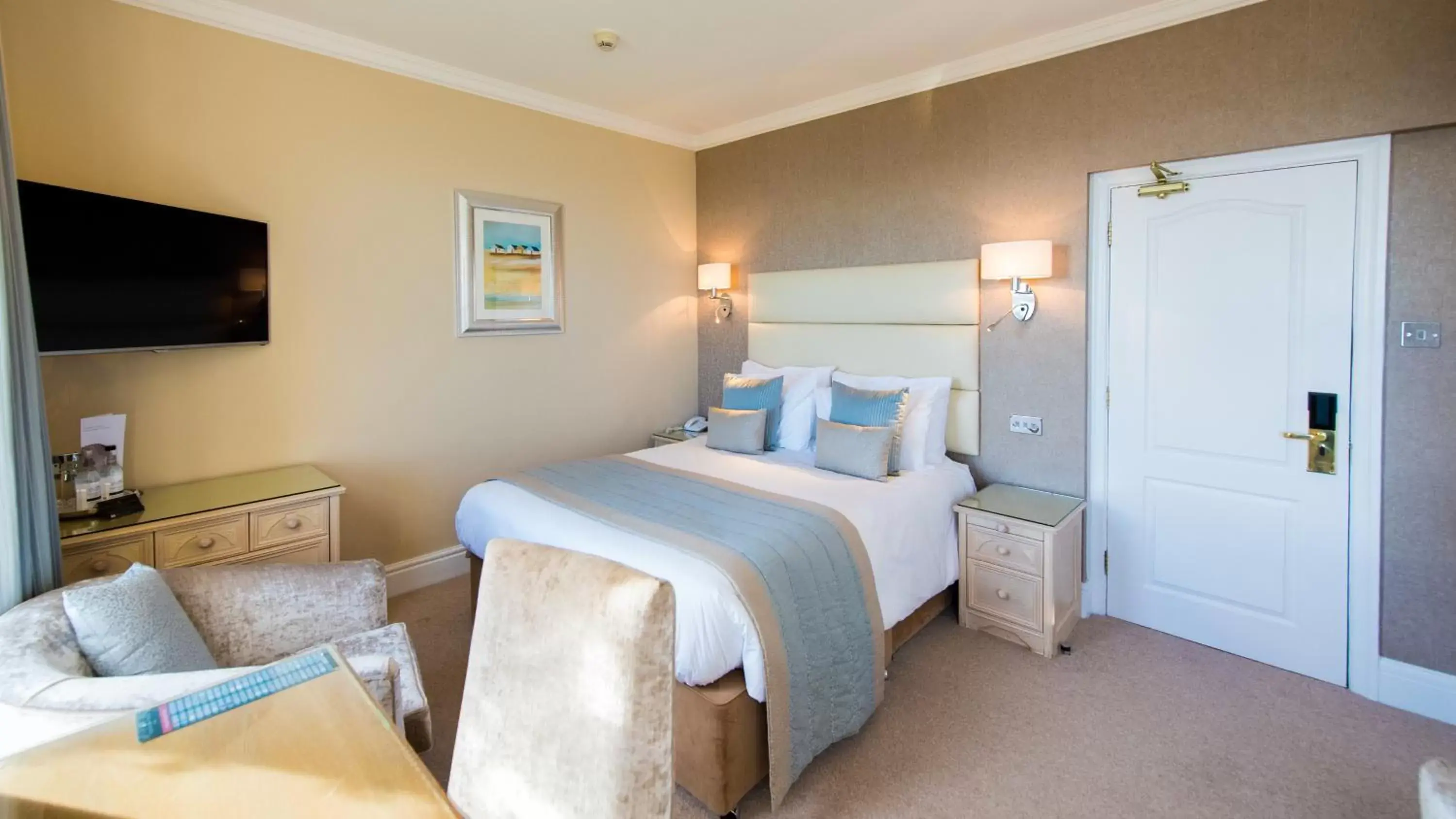 Photo of the whole room, Bed in The Carlyon Bay Hotel and Spa