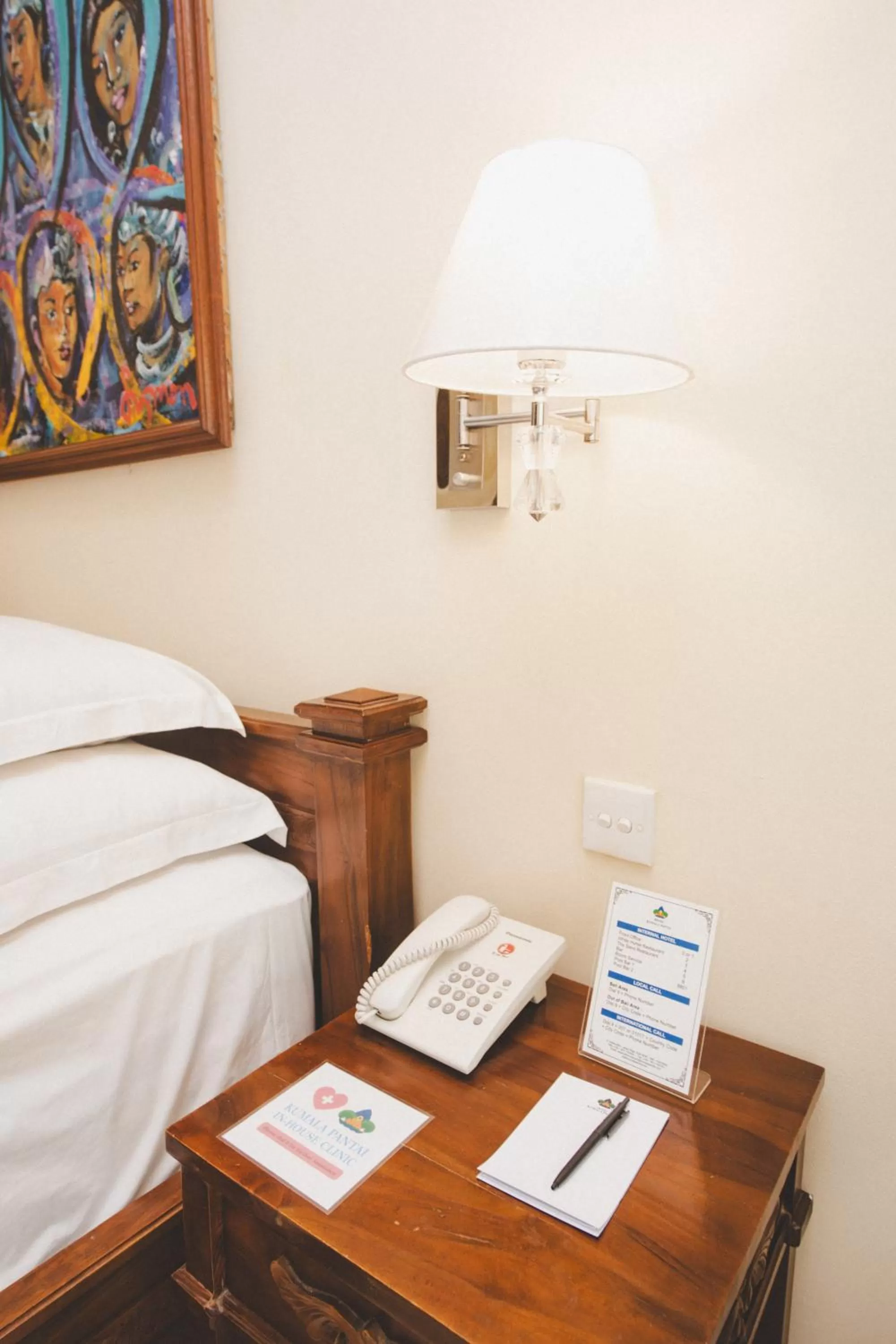 Bed in Hotel Kumala Pantai