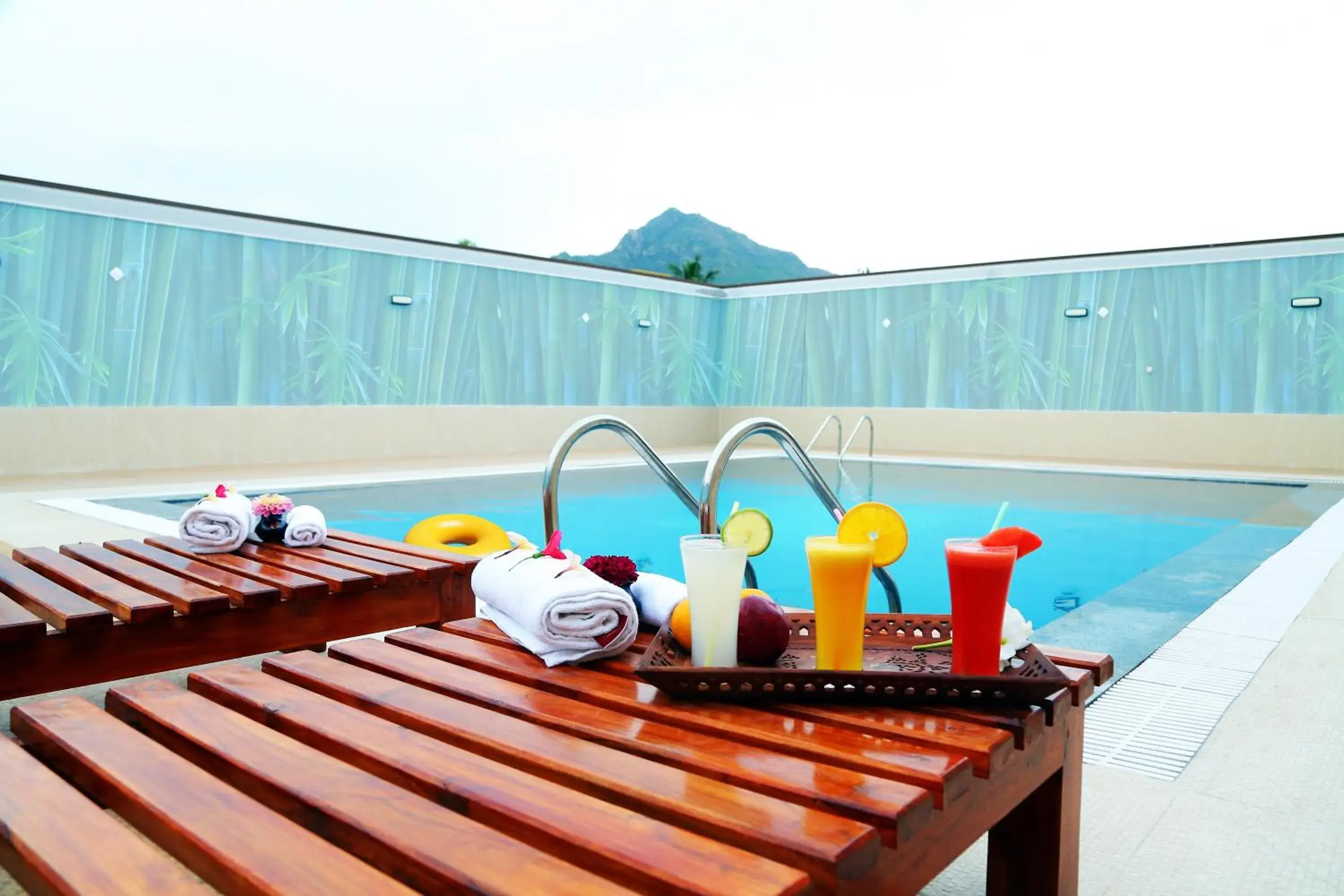 Swimming pool in Athena Hotel Swimming pool in Athena Hotel