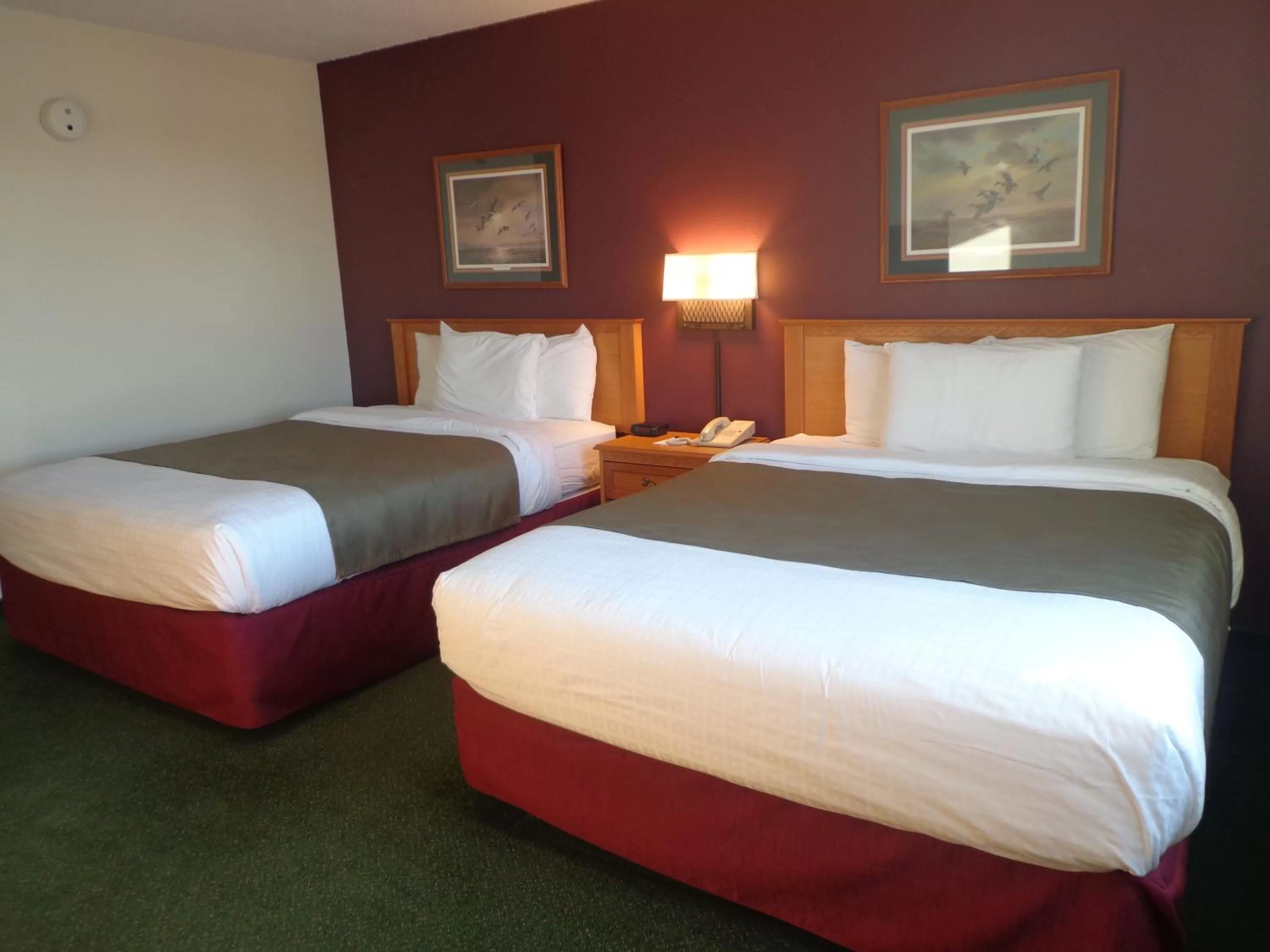 Bed in AmericInn by Wyndham Madison SD