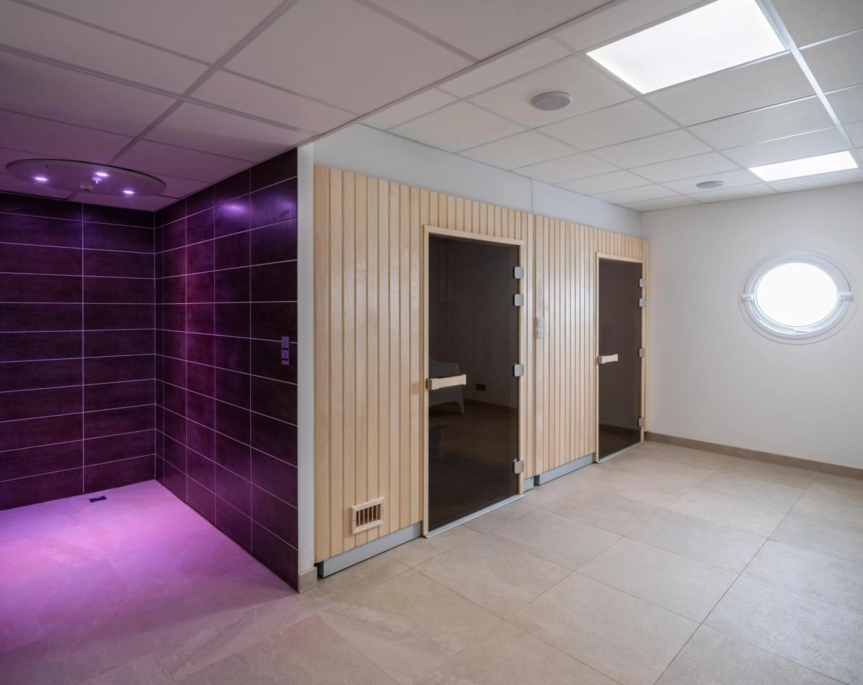 Sauna in Golden Tulip La Baule Hotel and Residence