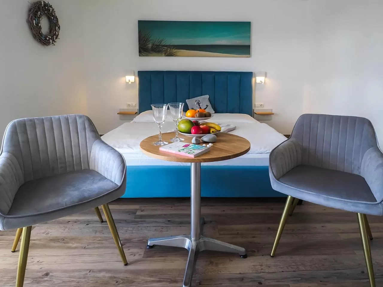 Seating area in Hotel meerblau
