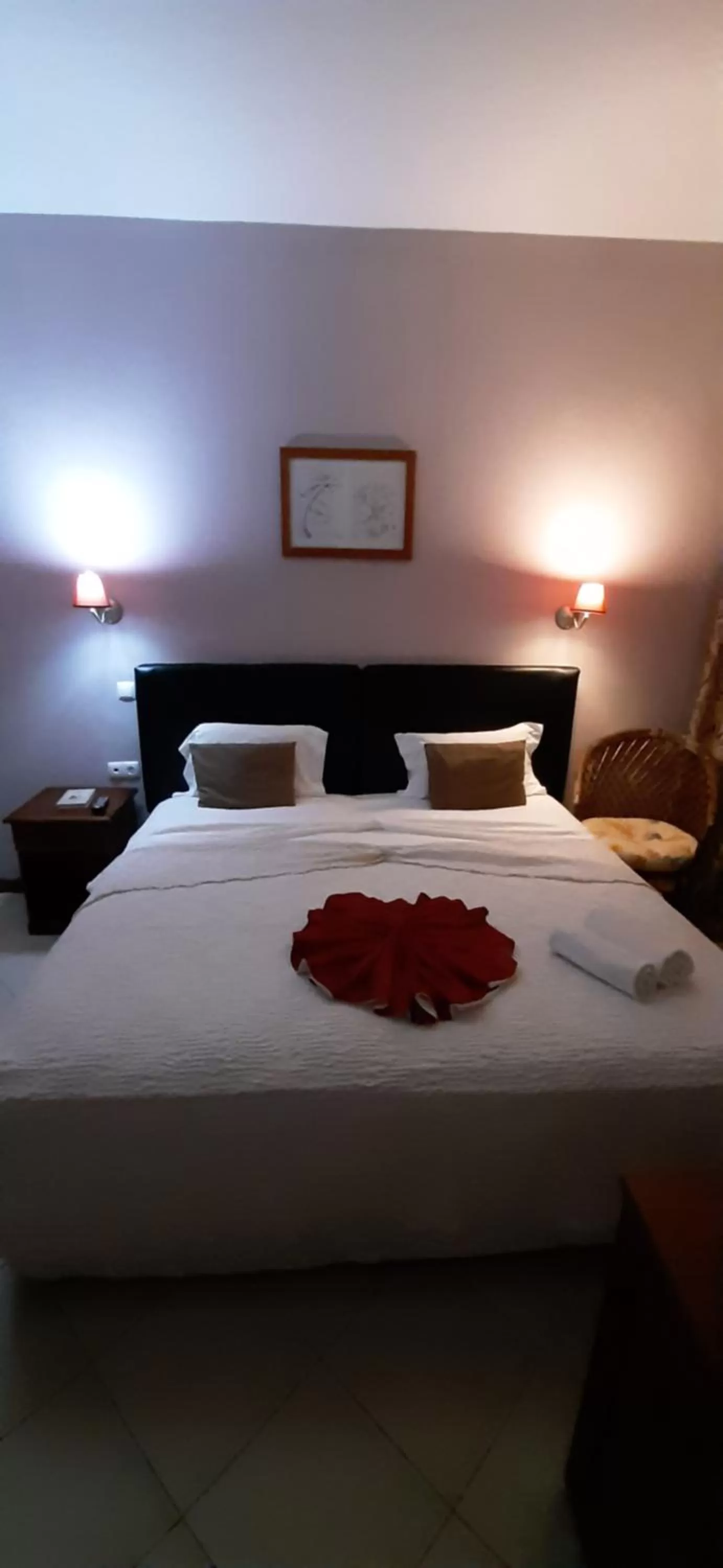 Bed in Atlantic Maio Hotel