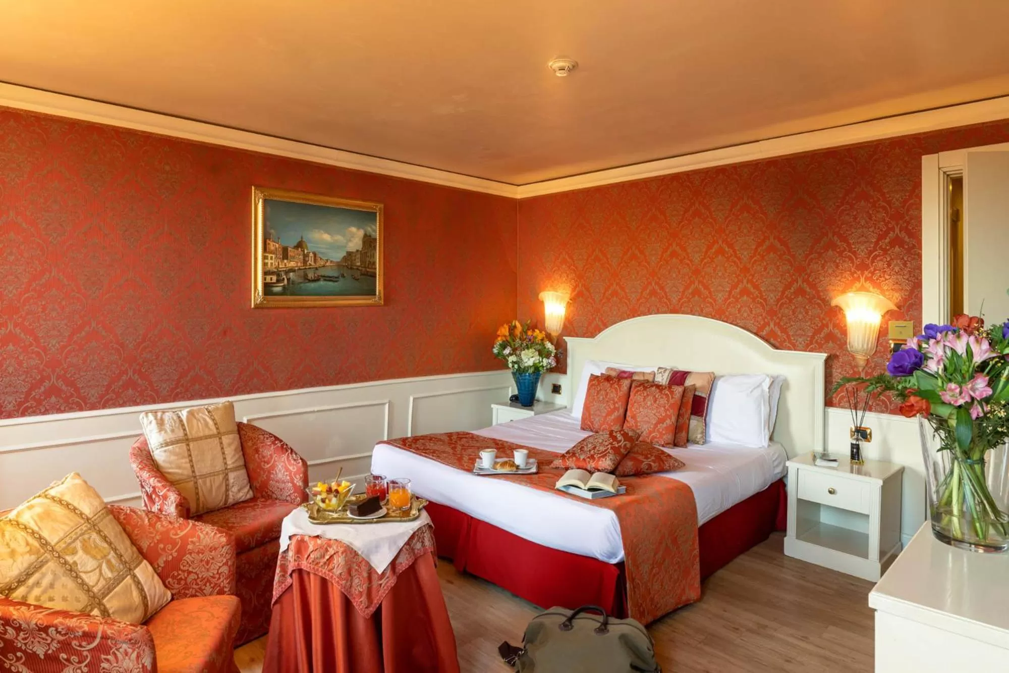 Bed in Duodo Palace Hotel