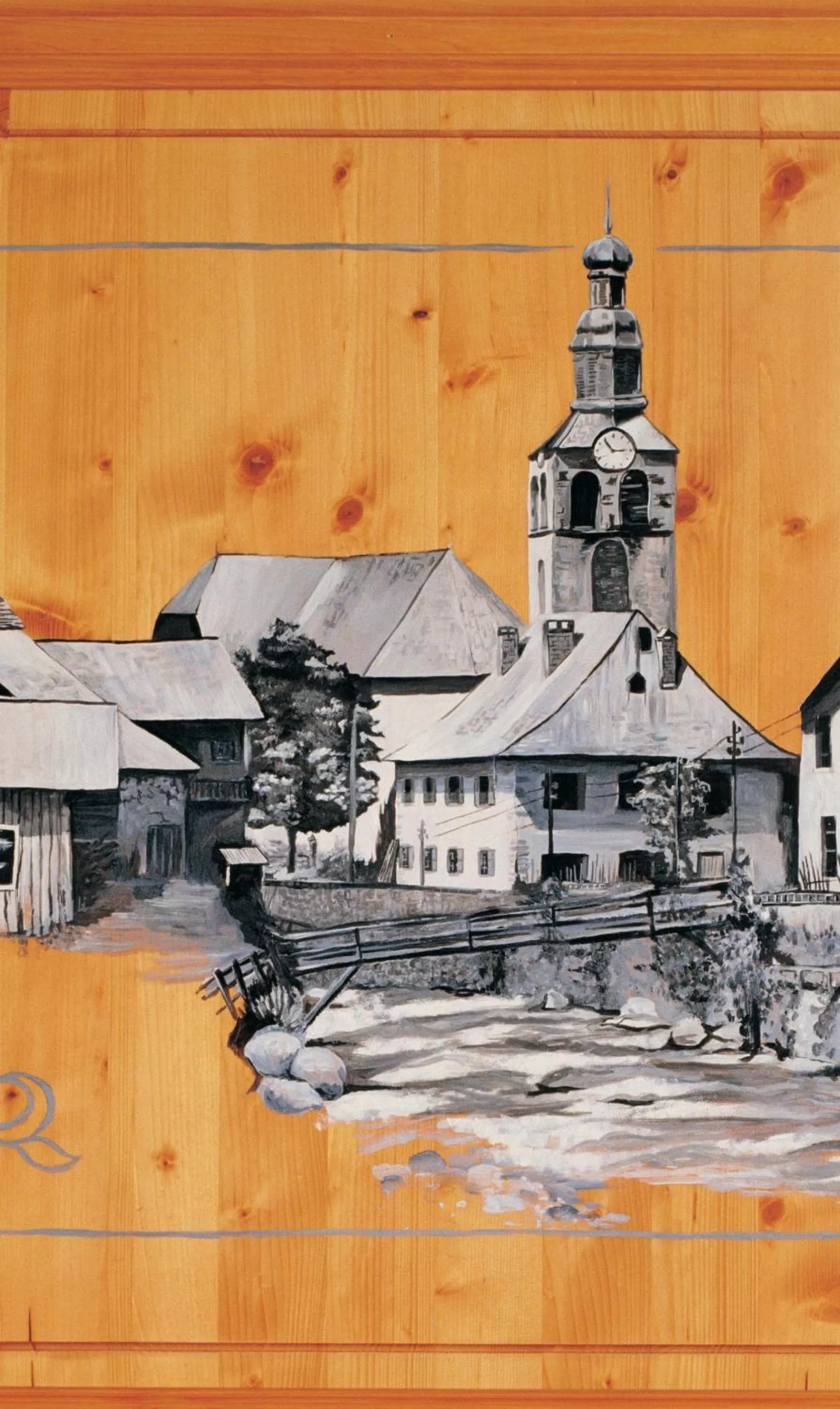 Decorative detail in Hotel le Petit Dru