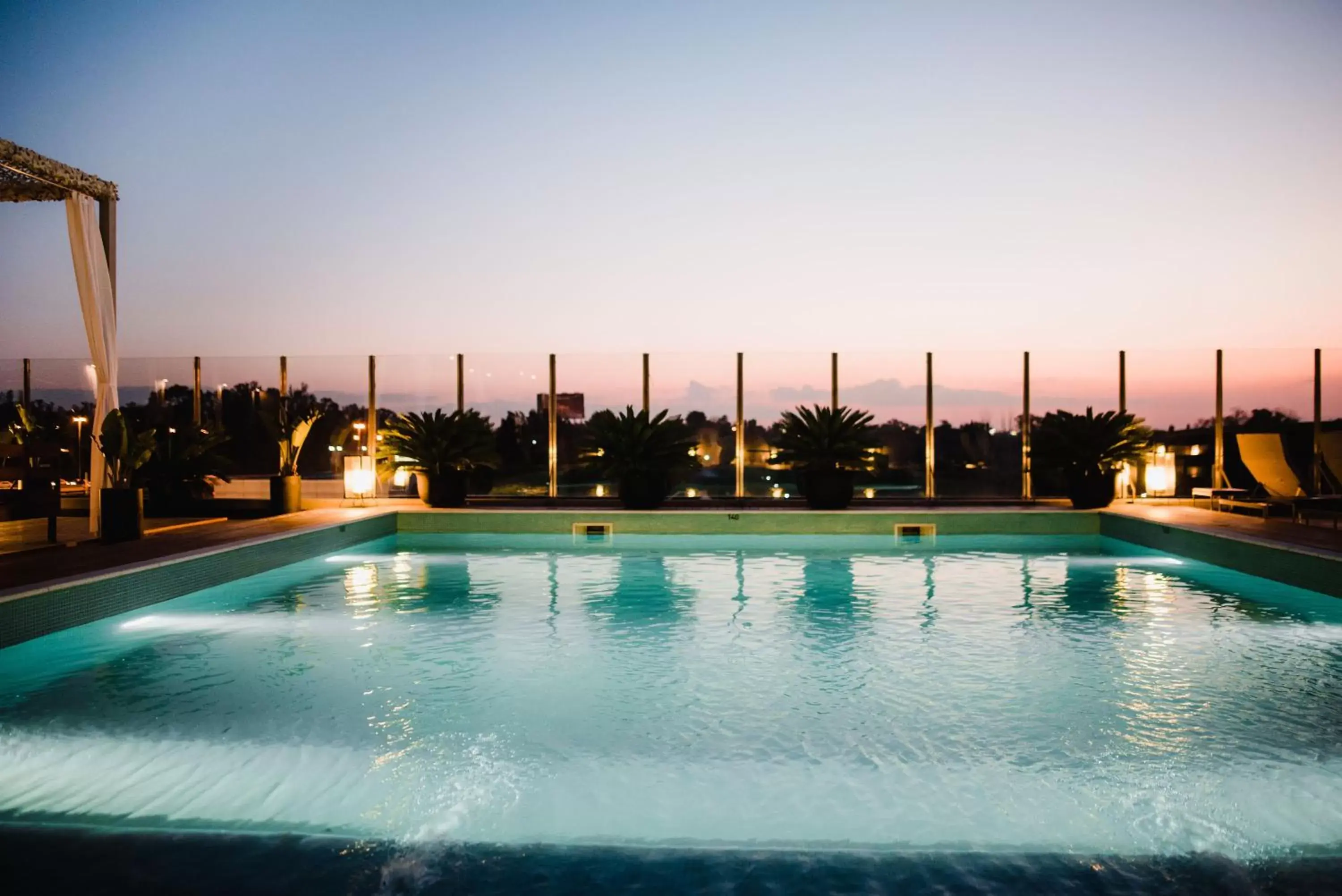 Sunset, Swimming Pool in KOS Pilar Hotel - ex CasaSur Pilar -