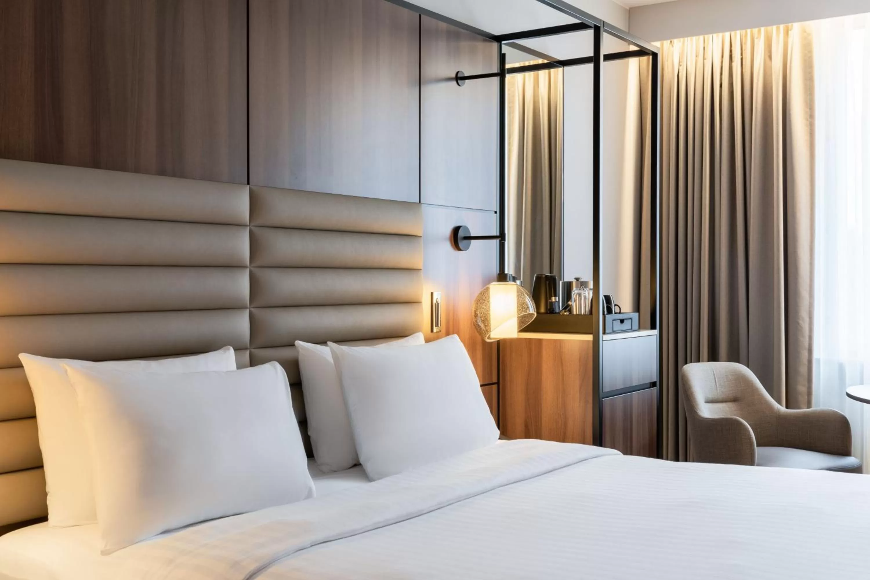 Photo of the whole room, Bed in AC Hotel by Marriott Stockholm Ulriksdal