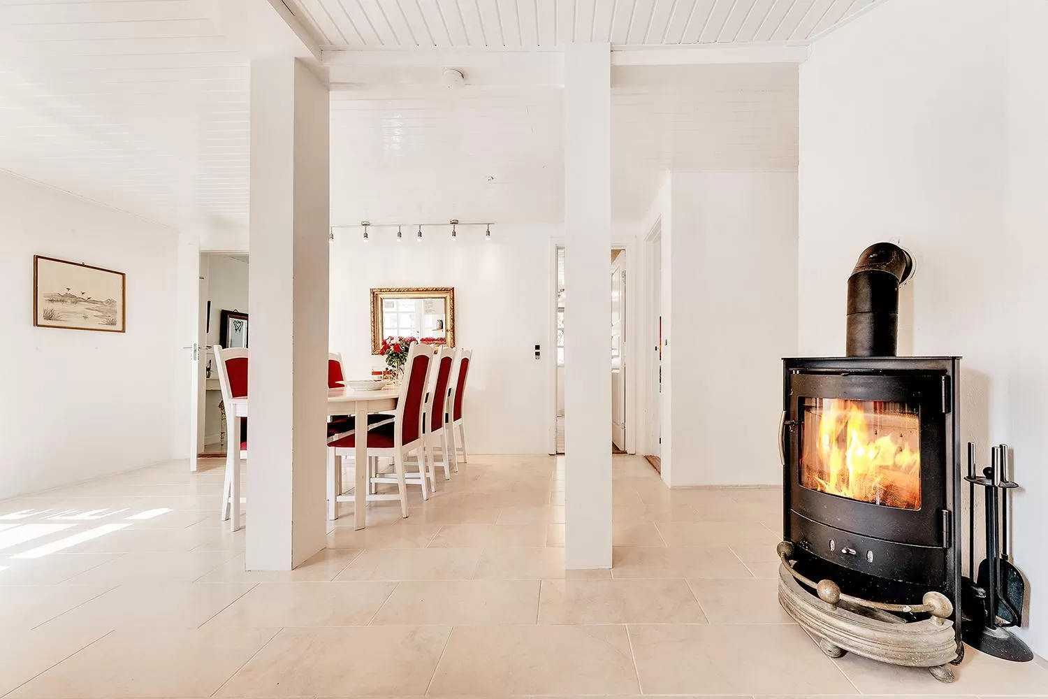 Living room in Åløkke BnB
