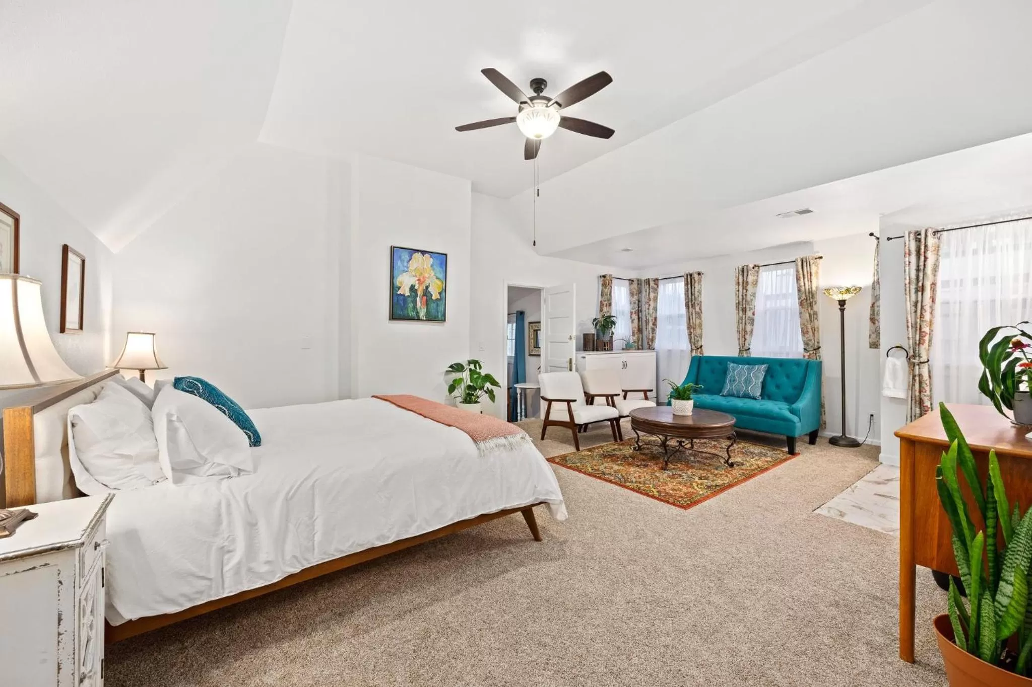 Bed in Flora House Denver