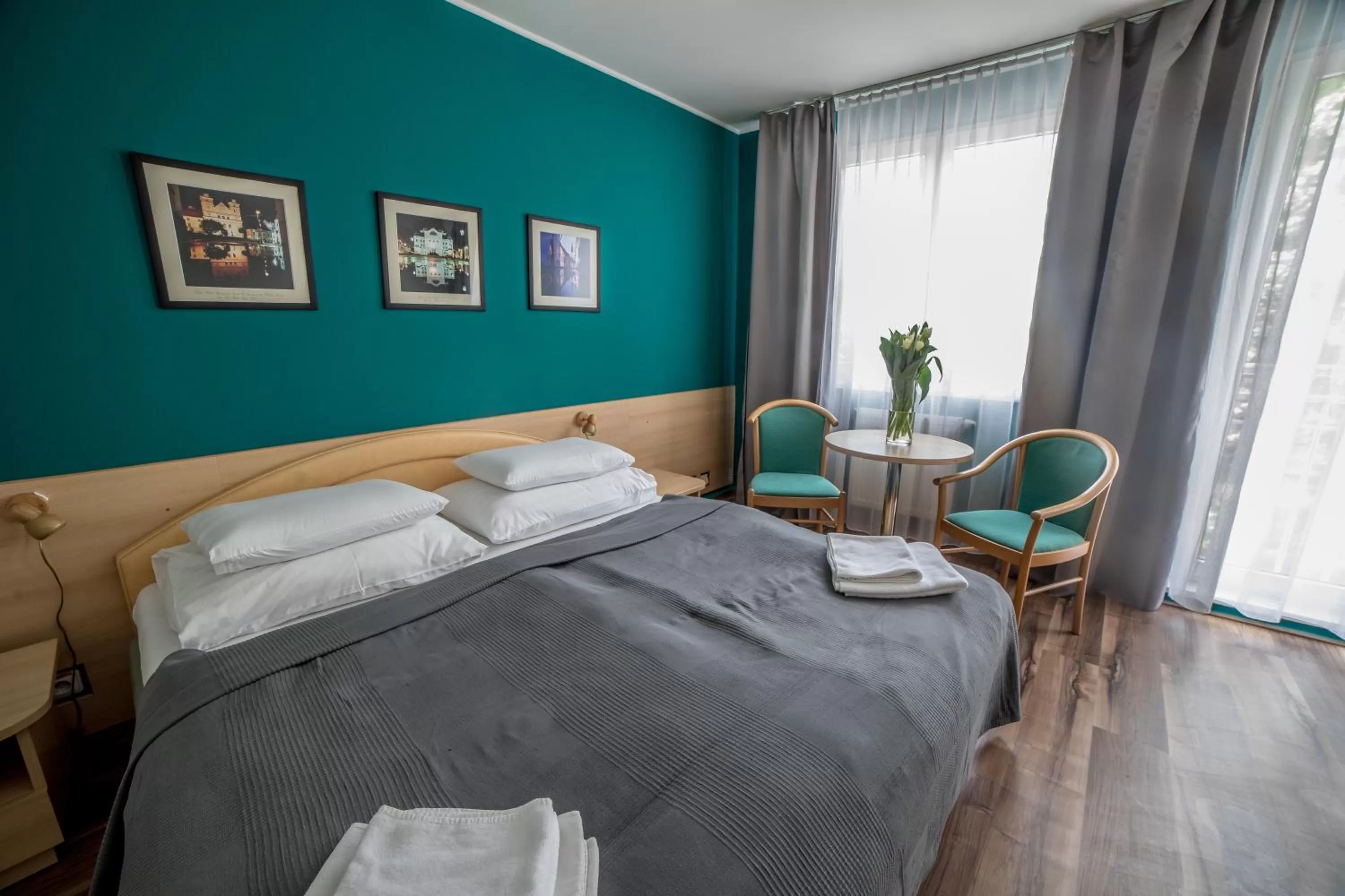 Photo of the whole room, Bed in TeleDom Hotel