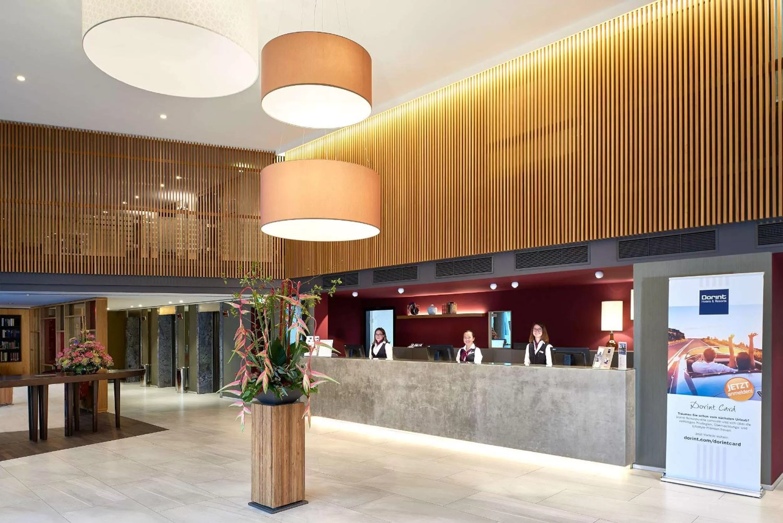 Lobby or reception in Dorint Kongresshotel Mannheim
