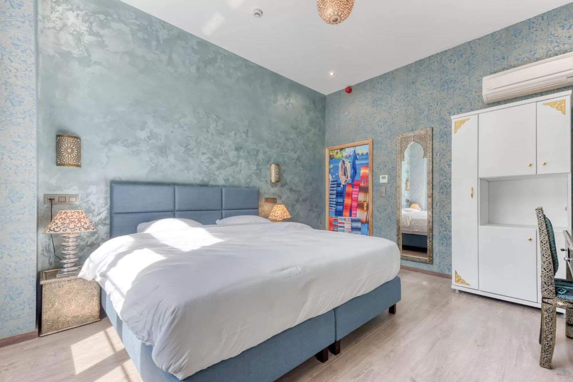 Bed in Ryad Mogador Liège