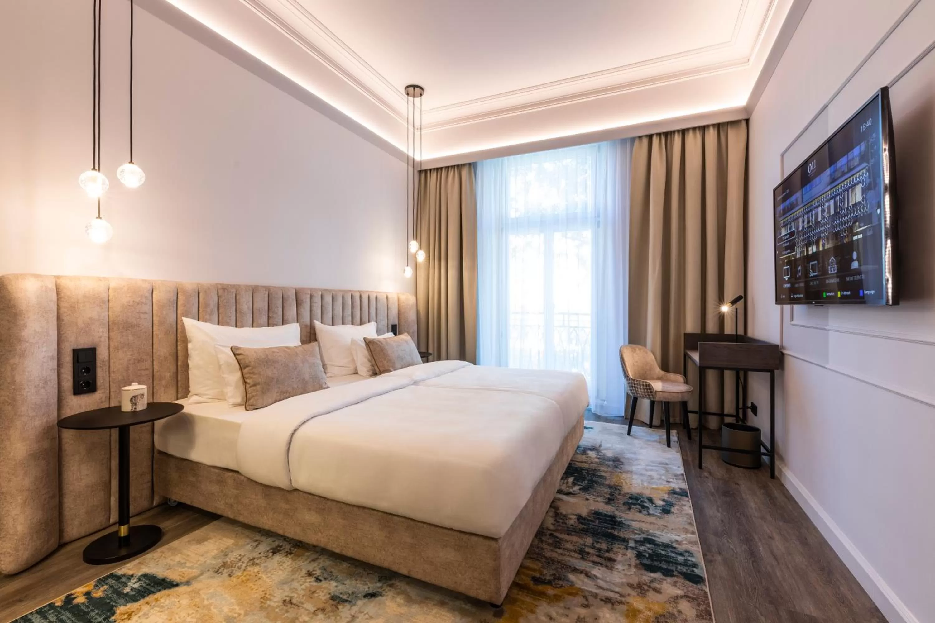 TV and multimedia, Bed in O11 Boutique Hotel Vienna