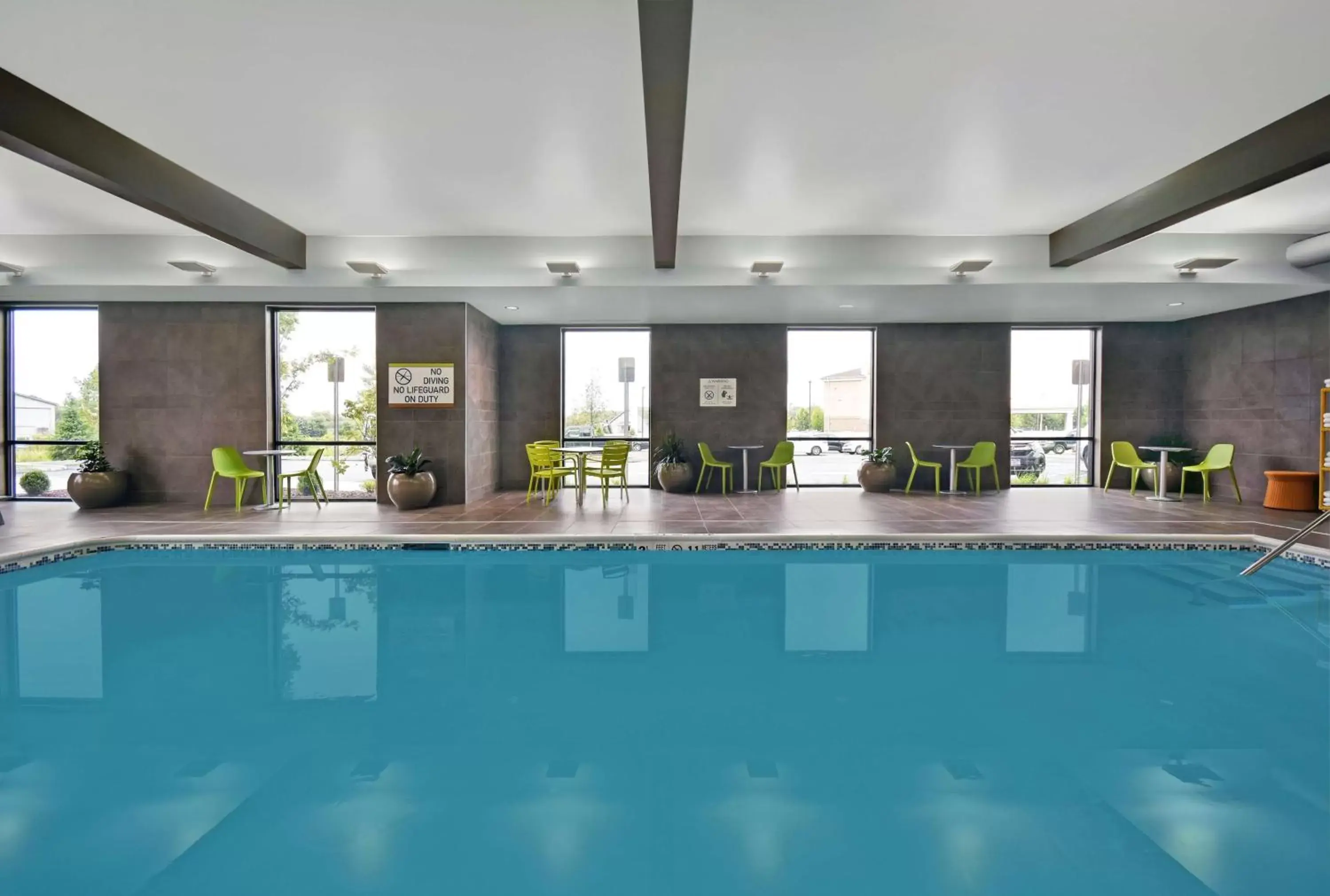 Pool view, Swimming Pool in Home2 Suites By Hilton Utica, Ny