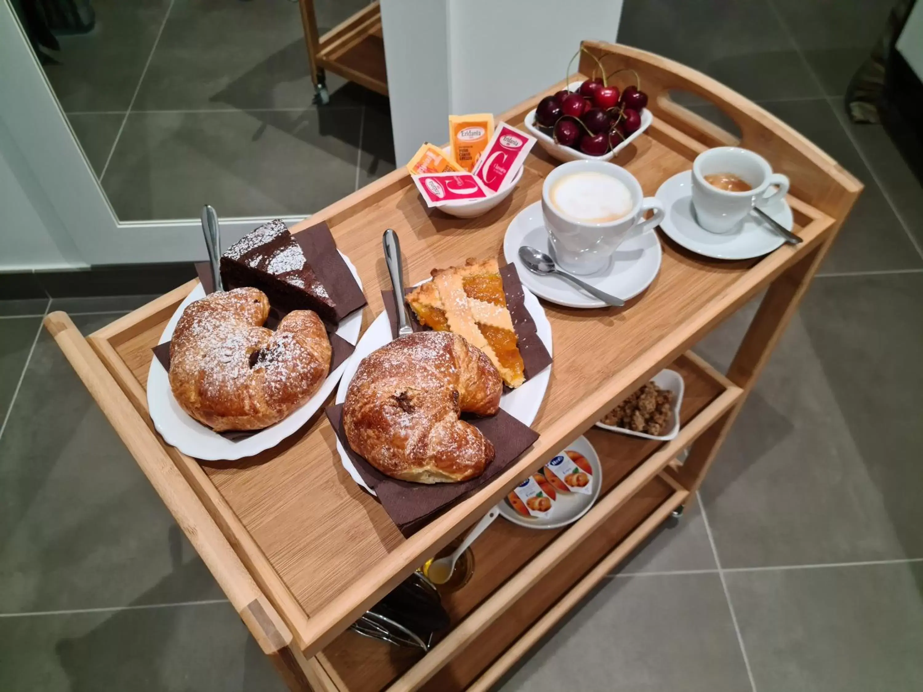 Italian breakfast in Anfitrite B&B Tropea