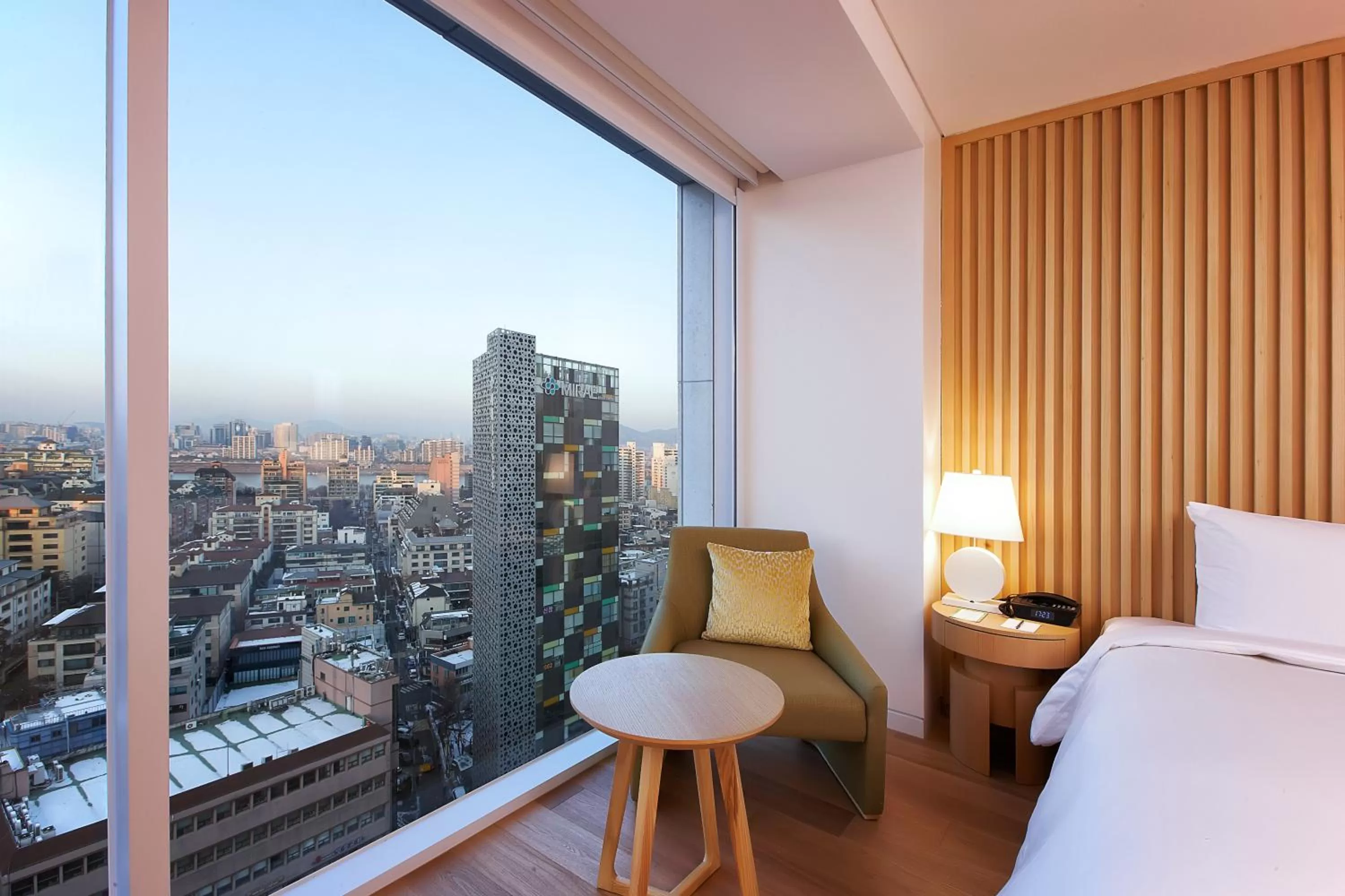 Decorative detail, Bed in Hotel Entra Gangnam