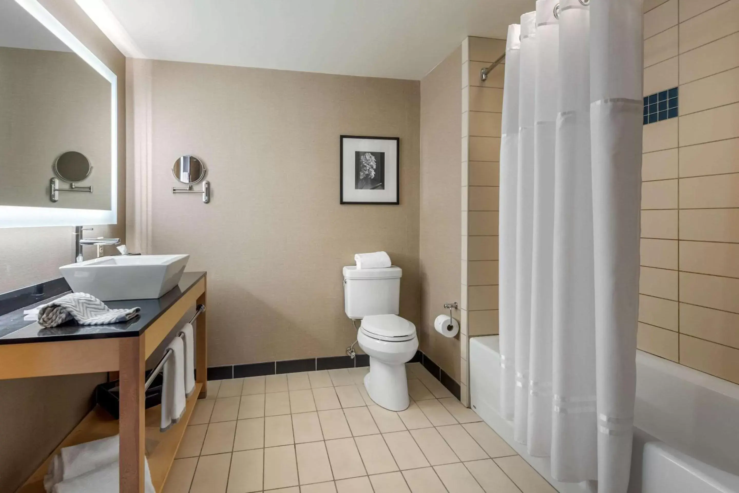 Photo of the whole room, Bathroom in Cambria Hotel Akron - Canton Airport