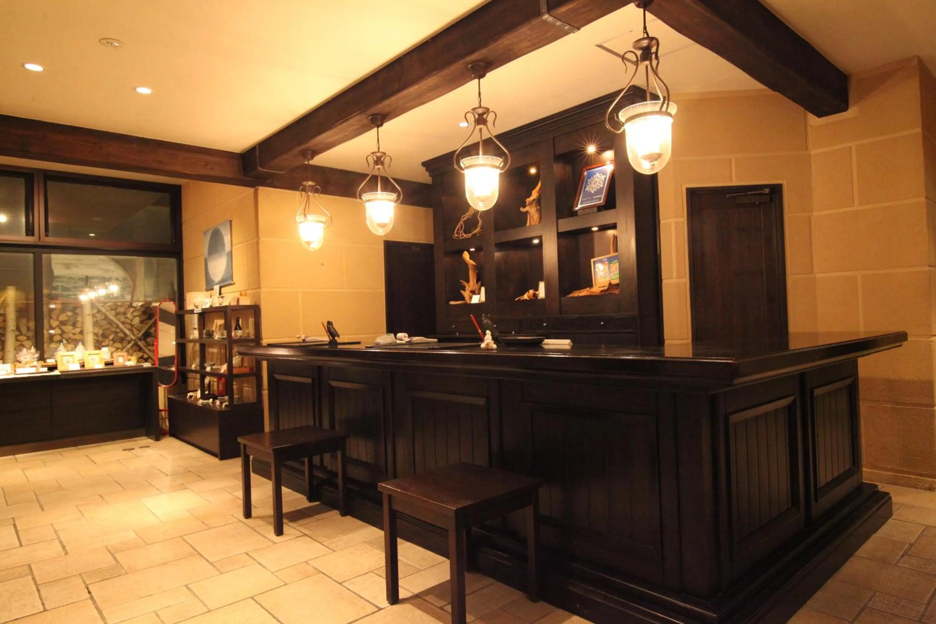 Lobby or reception in La Vista Daisetsuzan