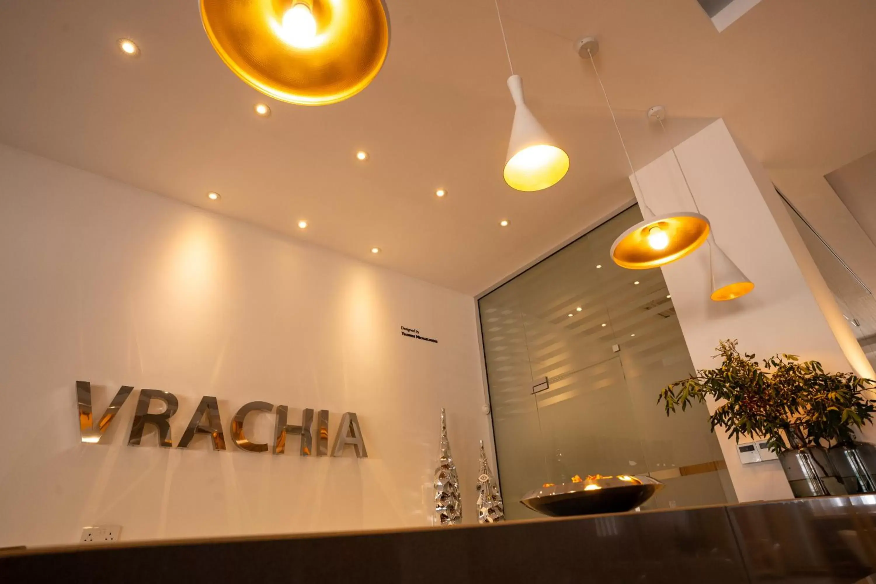 Lobby or reception in Vrachia Beach Hotel & Suites - Adults Only