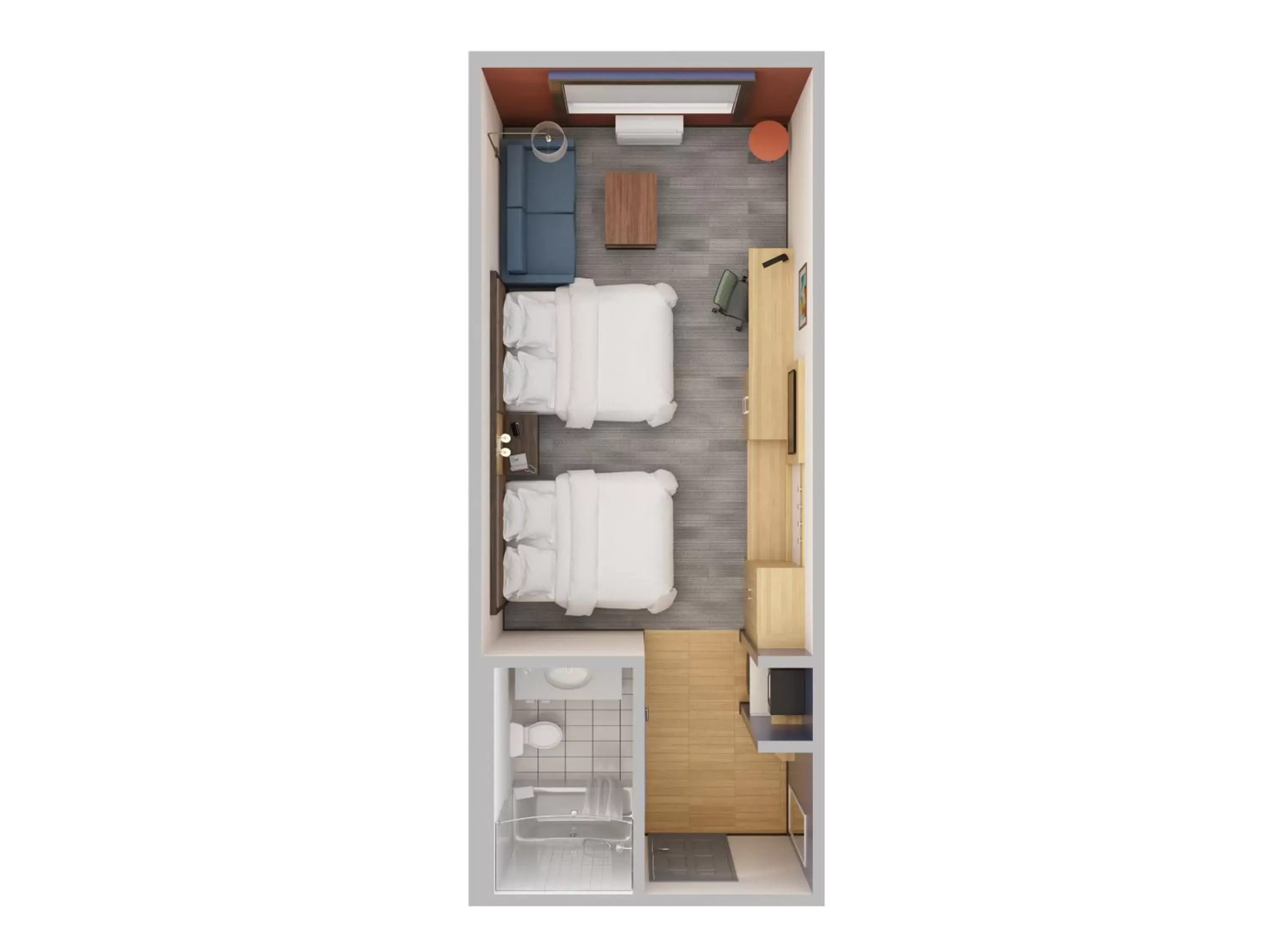 Photo of the whole room, Floor Plan in Holiday Inn Express & Suites S Lake Buena Vista, an IHG Hotel