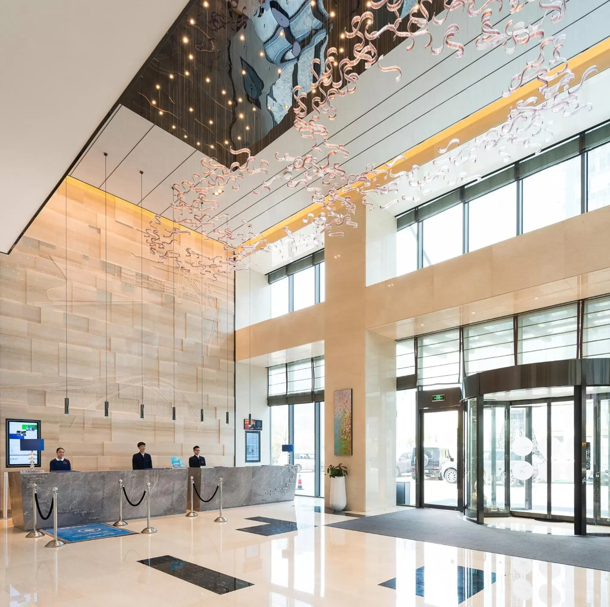 Lobby or reception in Novotel Ningbo East