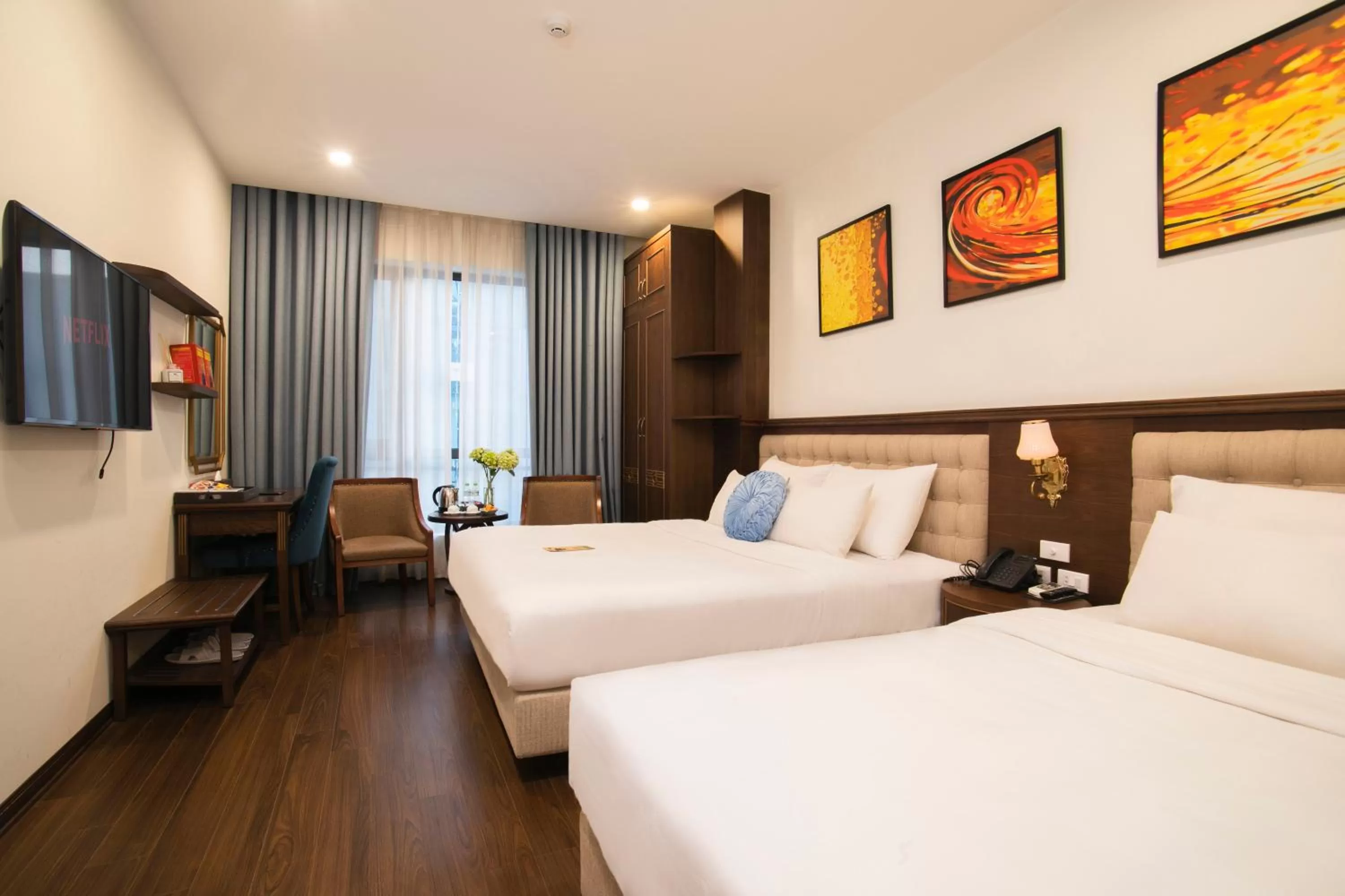 Bedroom, Bed in Western Hanoi Boutique Hotel