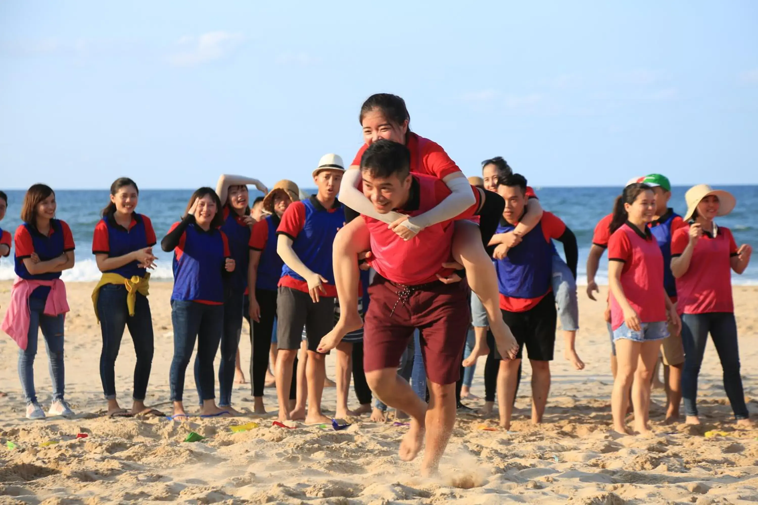 People in Phu Cuong Beach Hotel