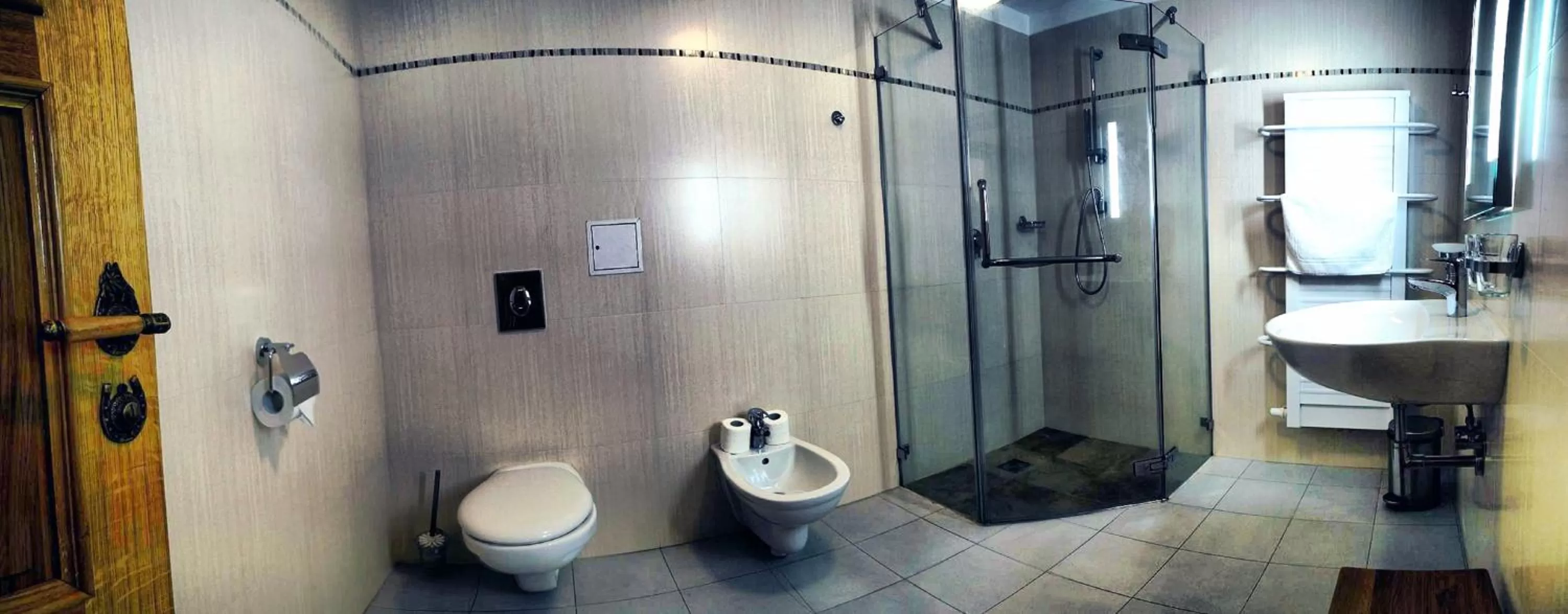 Bathroom in Hotel Farma Vysoká