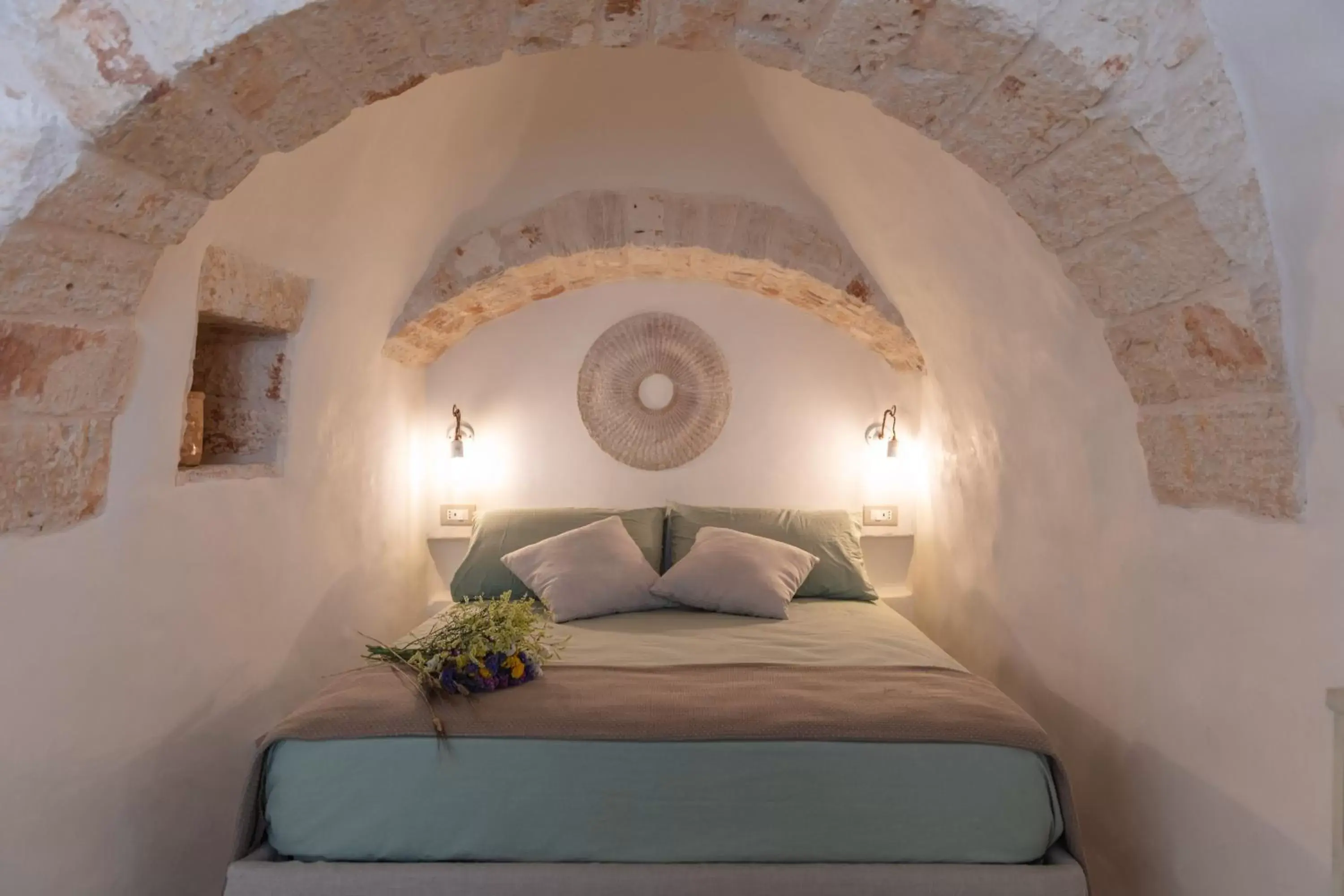 Bed in Trulli Magheia