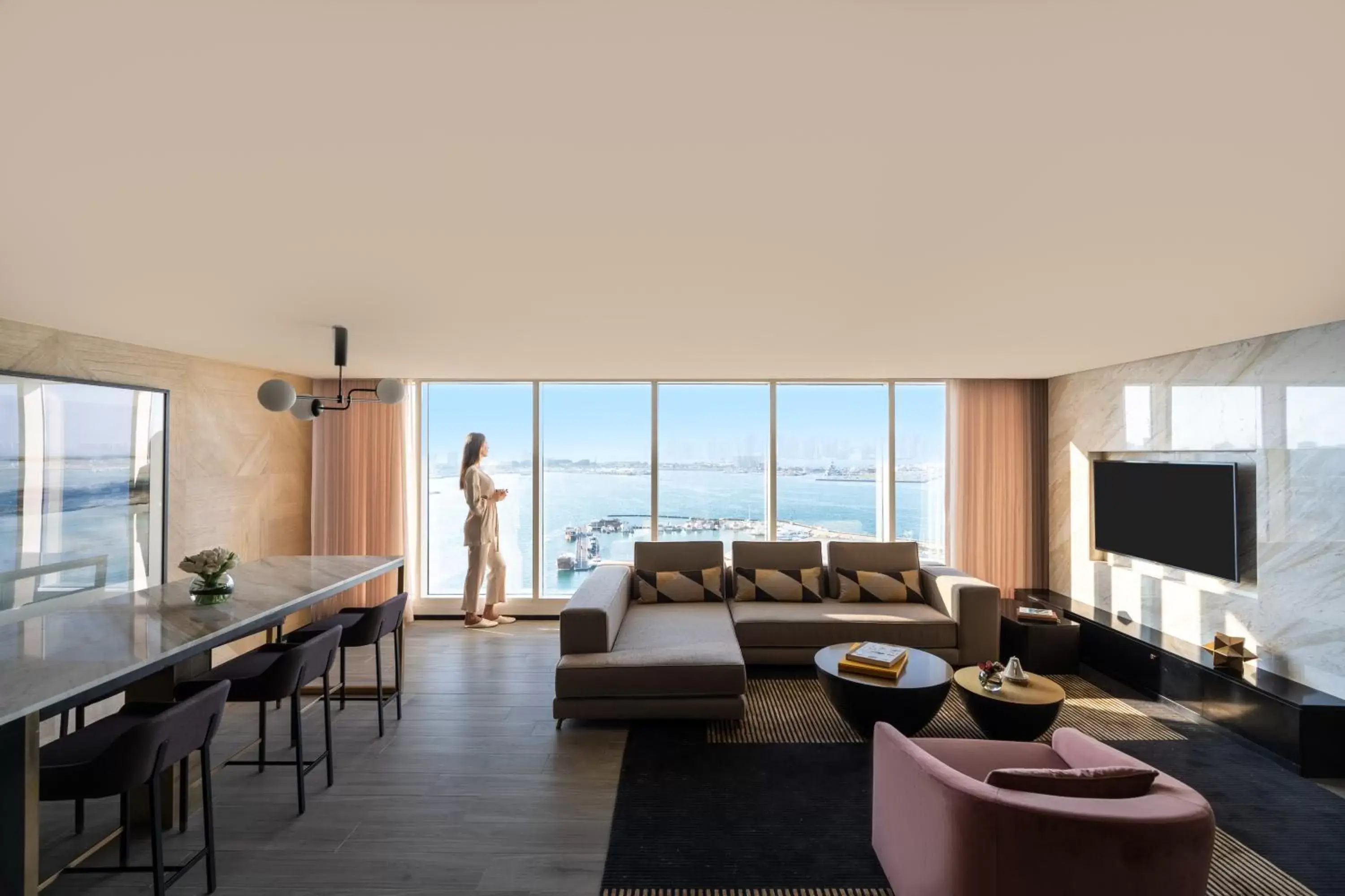 Living room in Rixos Gulf Hotel Doha - All Inclusive