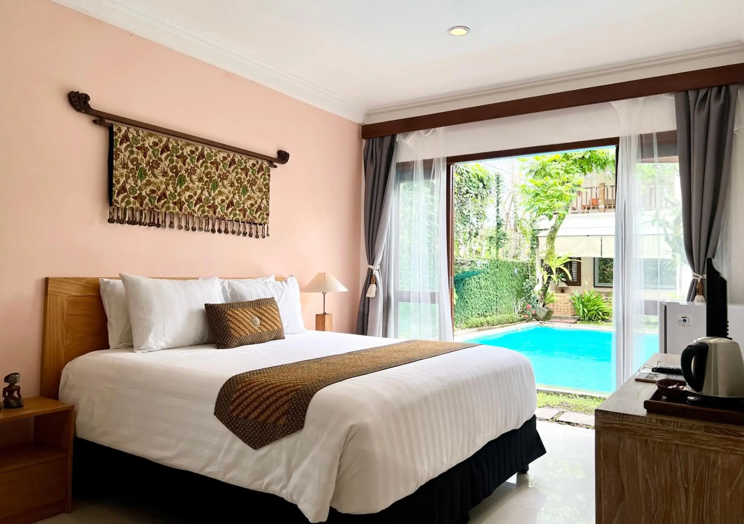 Bed in Villa Puriartha Ubud - CHSE Certified