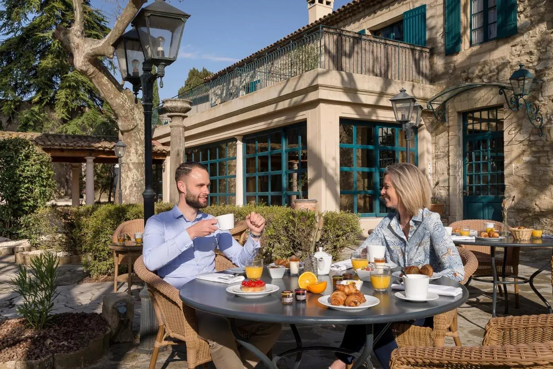 Property building in Hôtel la Magnaneraie Property building in Hôtel la Magnaneraie