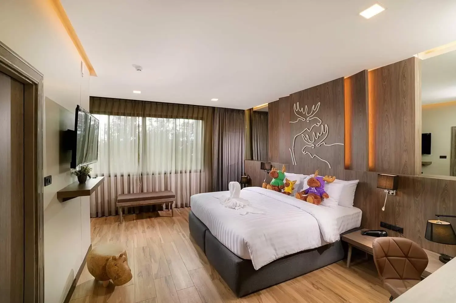 Bedroom in Moose Hotel Chiangmai