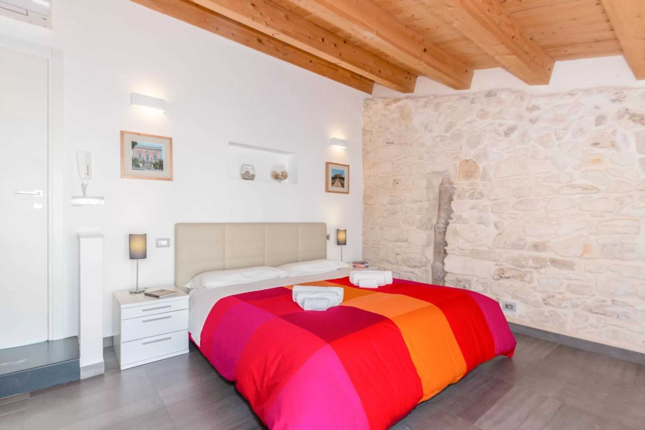 Bedroom, Bed in B&B Bianco E Blu