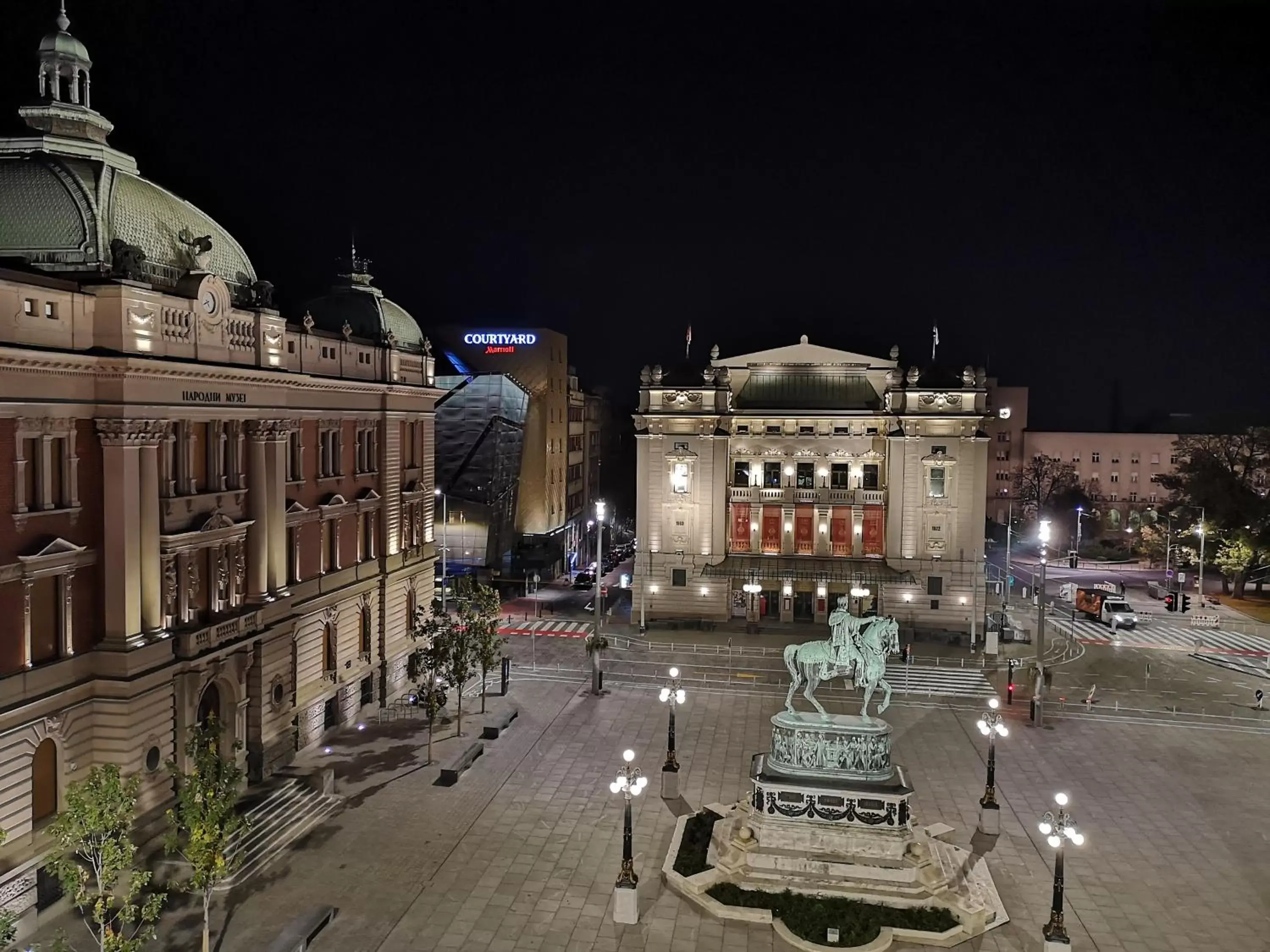 City view in Five Points Square - City Center