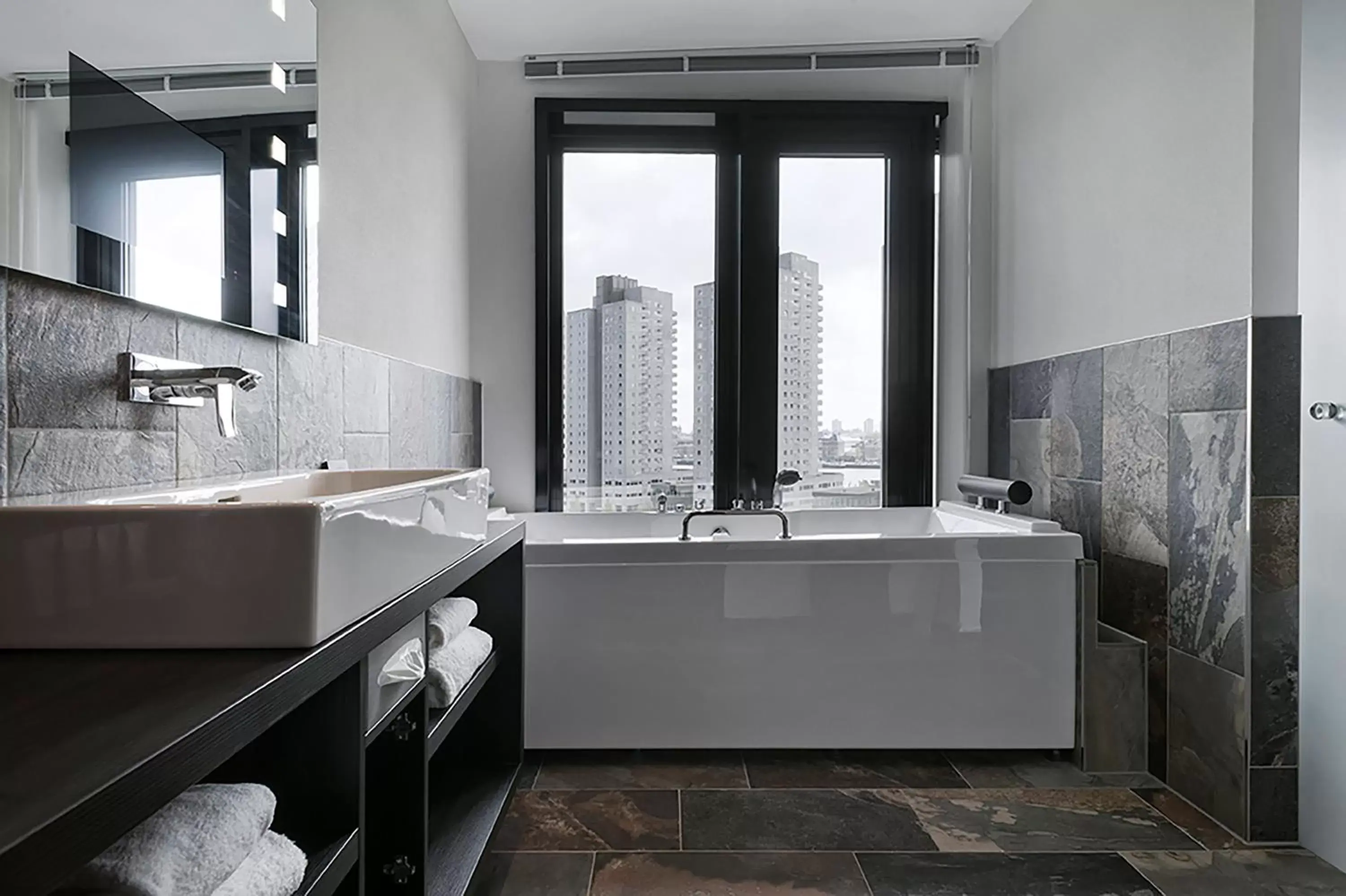 Bathroom in Mainport Design Hotel