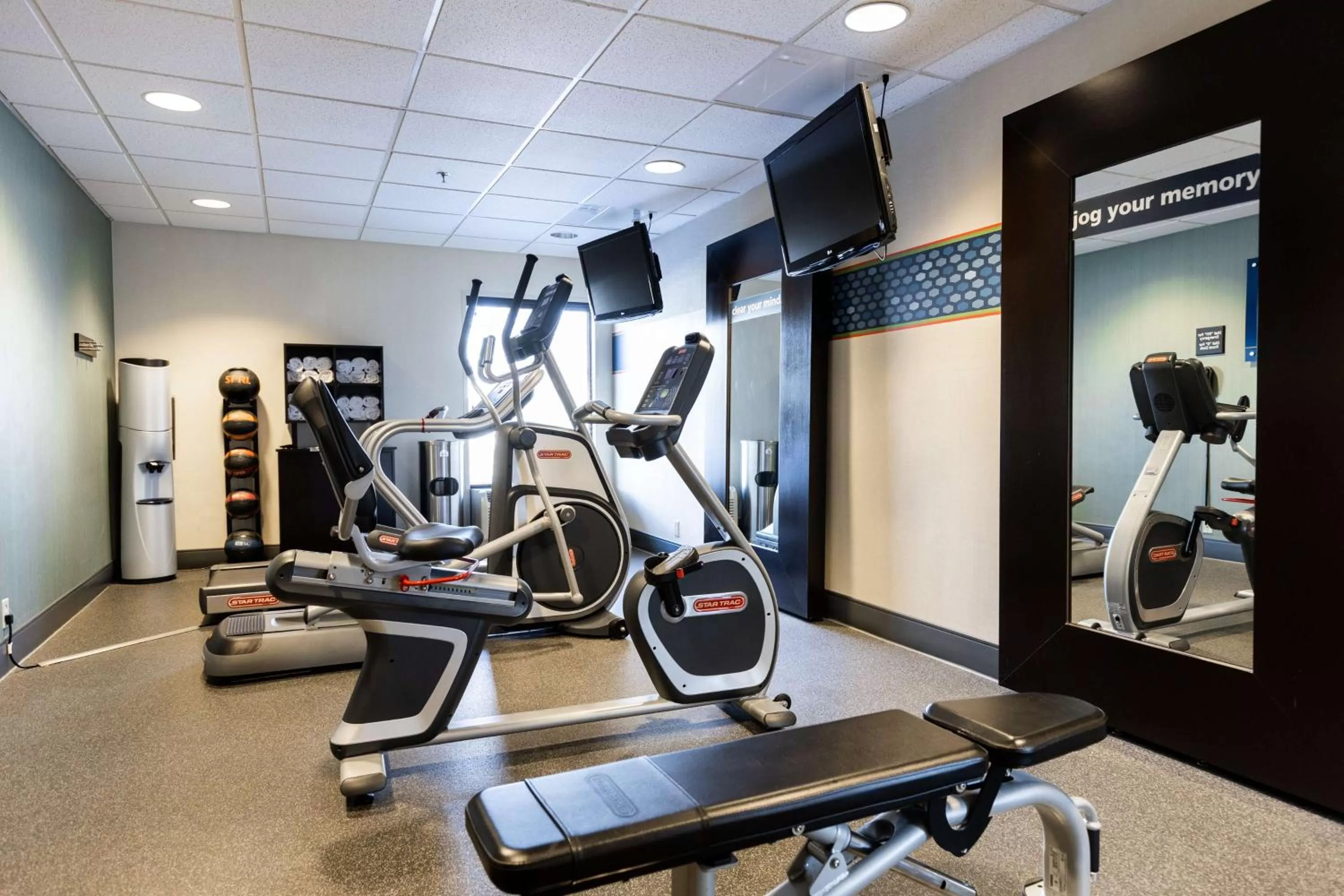 Fitness centre/facilities in Hampton Inn by Hilton of Kuttawa Eddyville