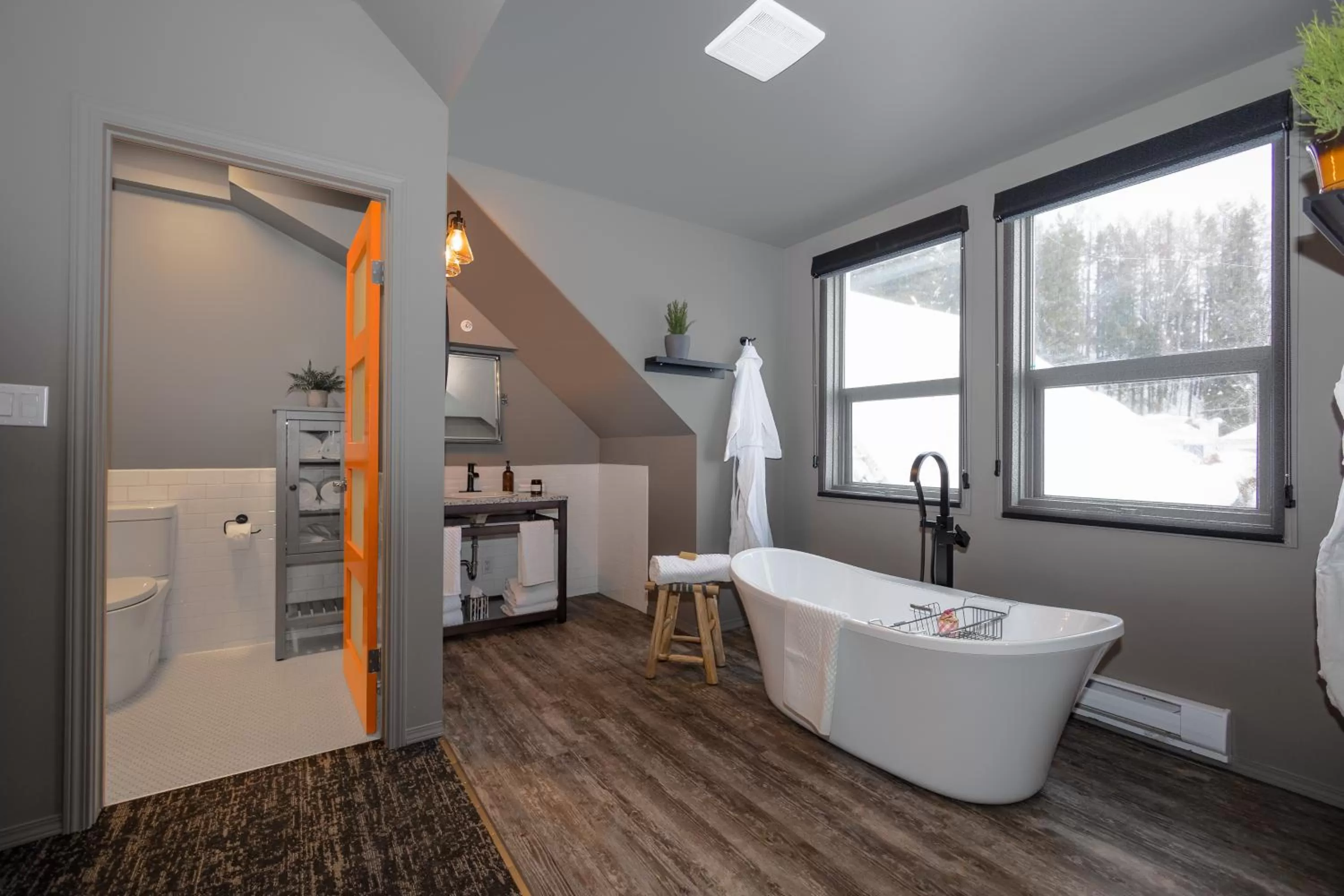 Bathroom in The Larix Hotel