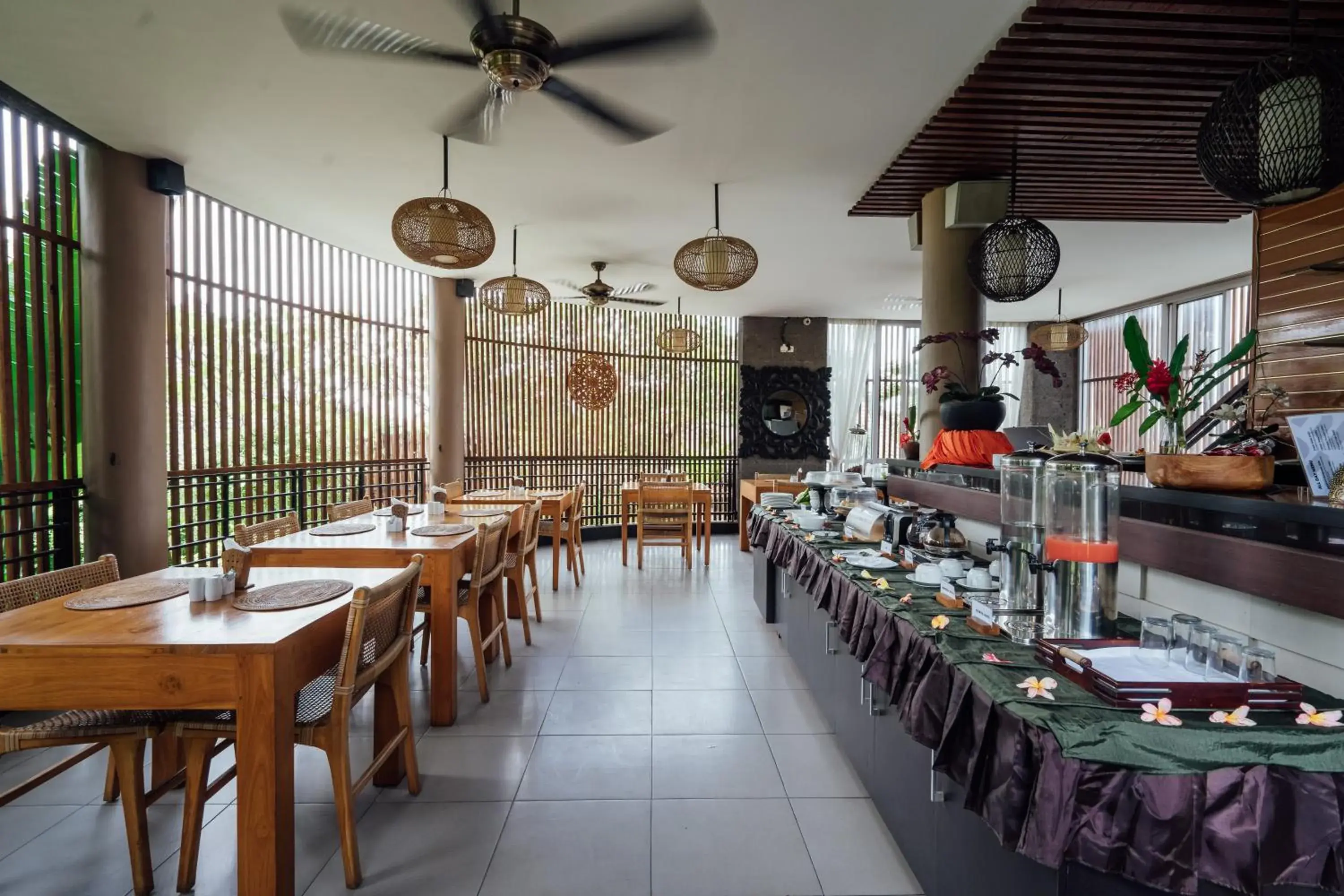 Restaurant/Places to Eat in The Bidadari Villas and Spa