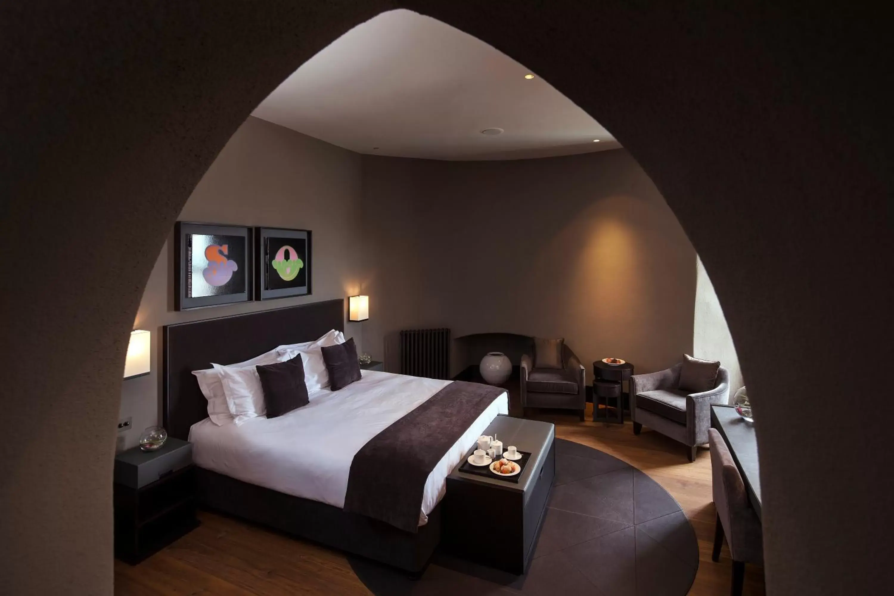 Bedroom, Bed in Twr y Felin Hotel