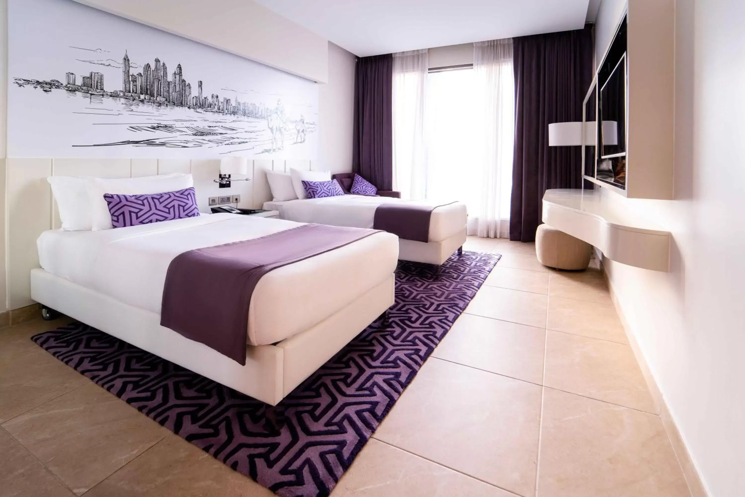 Bedroom in Mercure Dubai Barsha Heights Hotel Suites