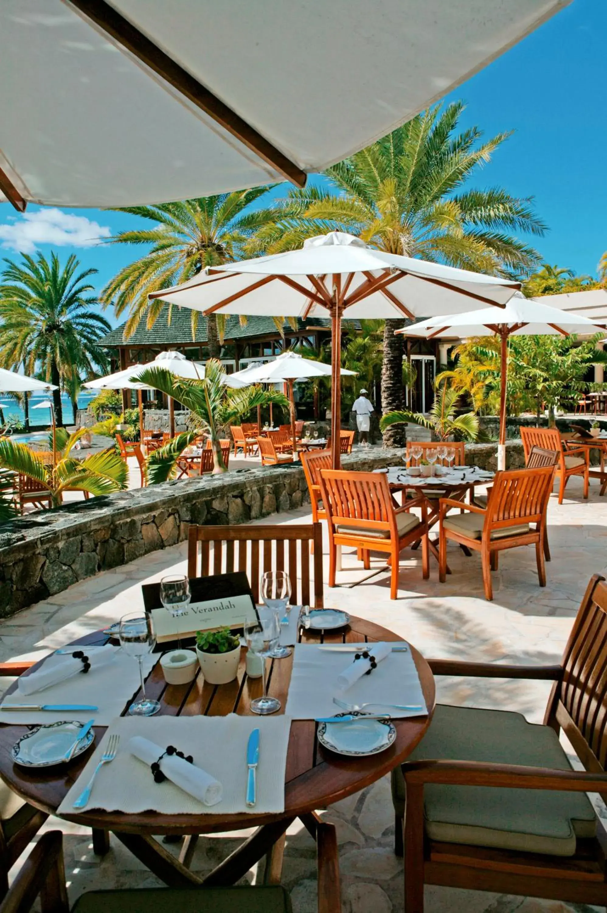 Restaurant/Places to Eat in The Residence Mauritius