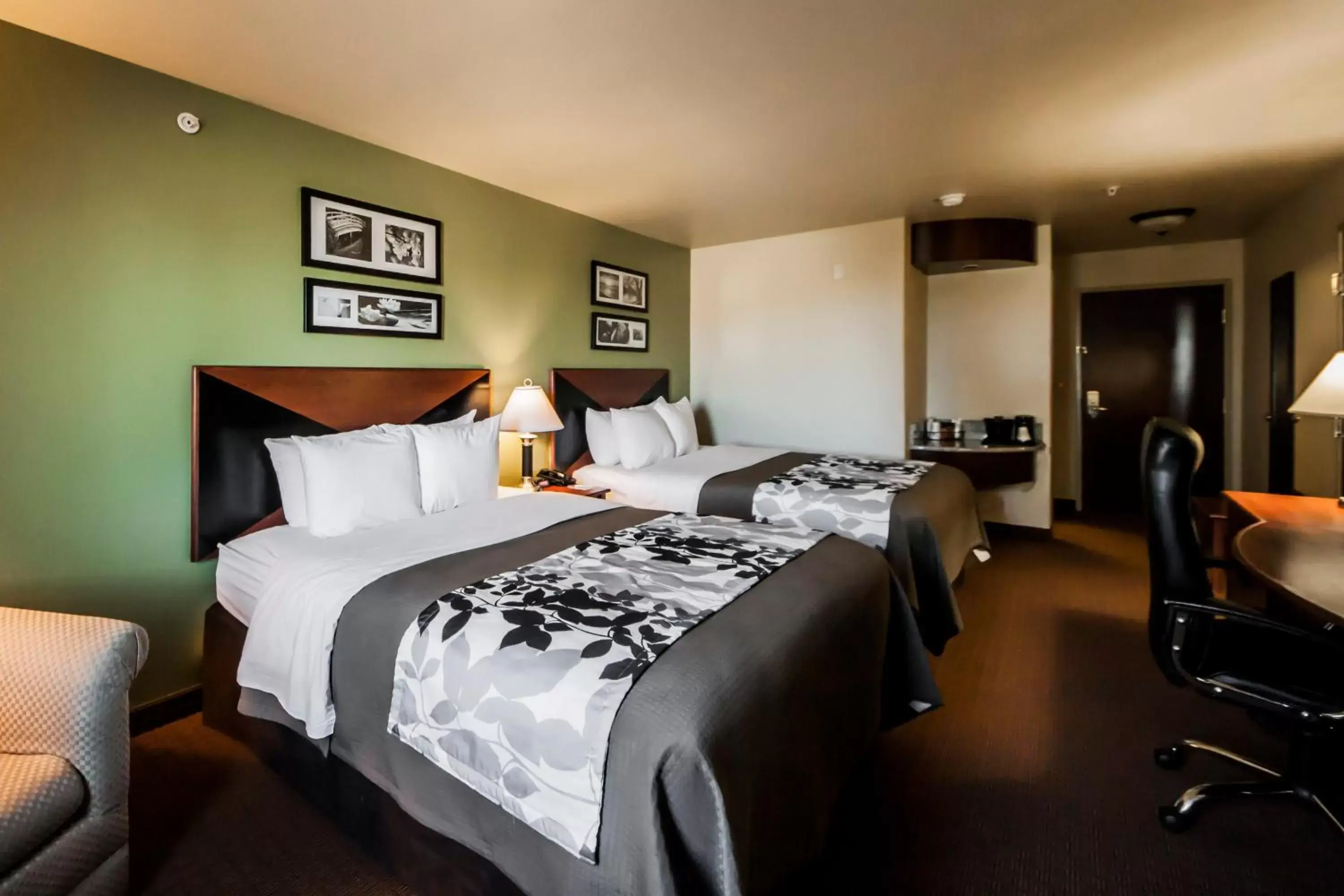 Queen Room with Two Queen Beds - Non-Smoking in Sleep Inn and Suites Shamrock