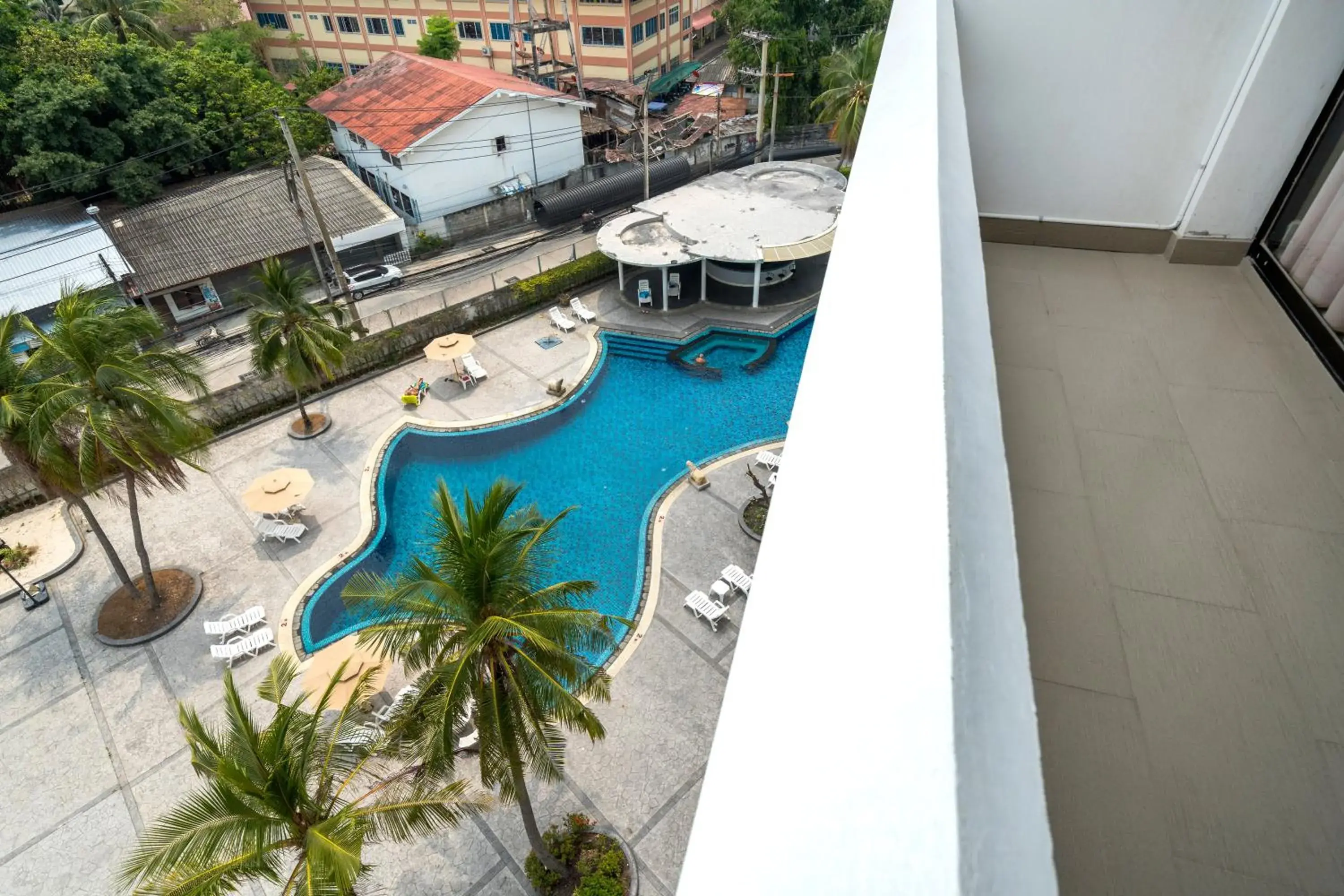 View (from property/room), Pool View in Welcome Plaza Hotel Pattaya