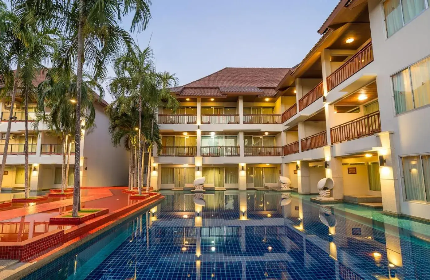 Property building, Swimming Pool in Lanta Sand Resort & Spa