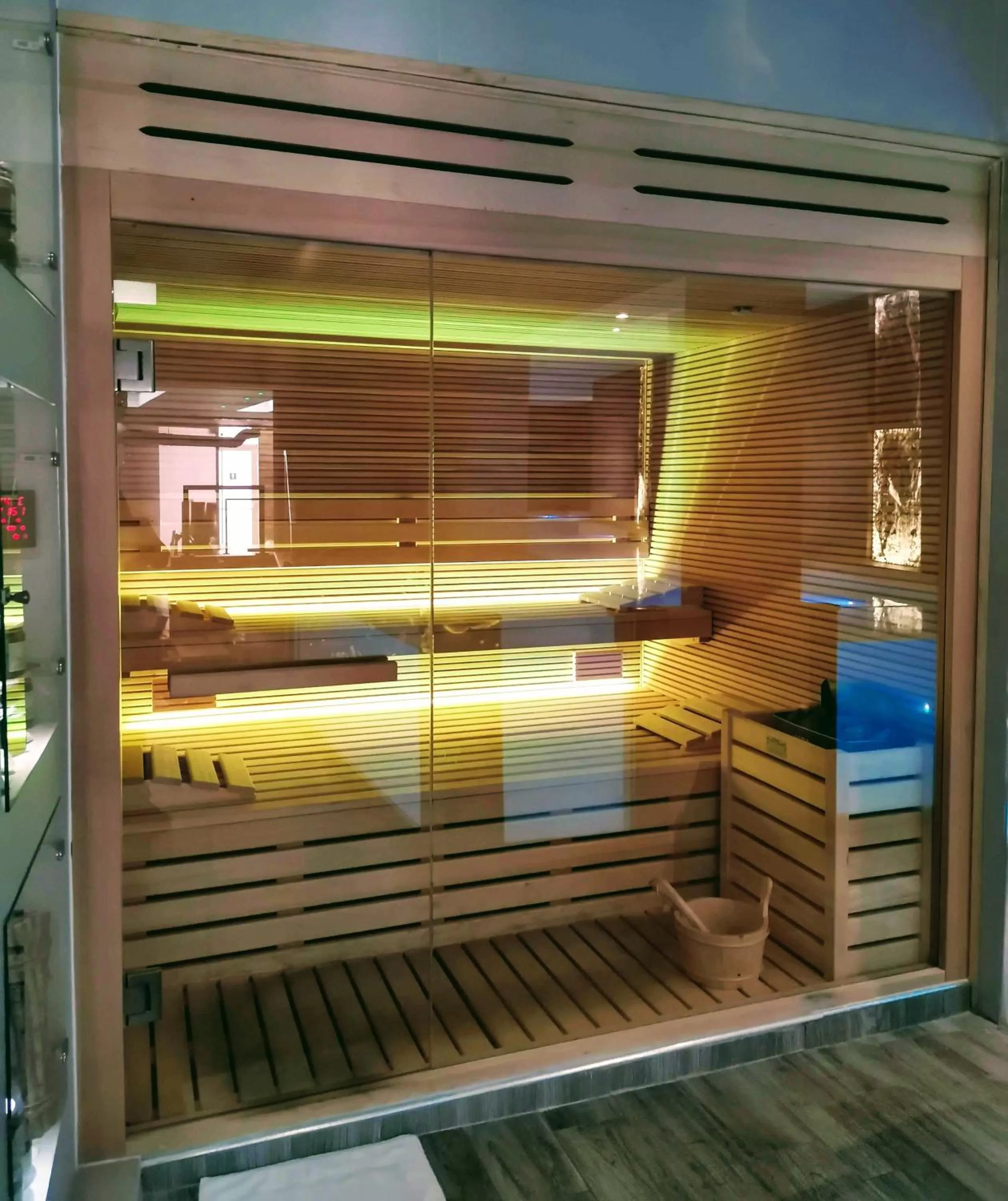 Sauna in Hotel Columbia Wellness & Spa